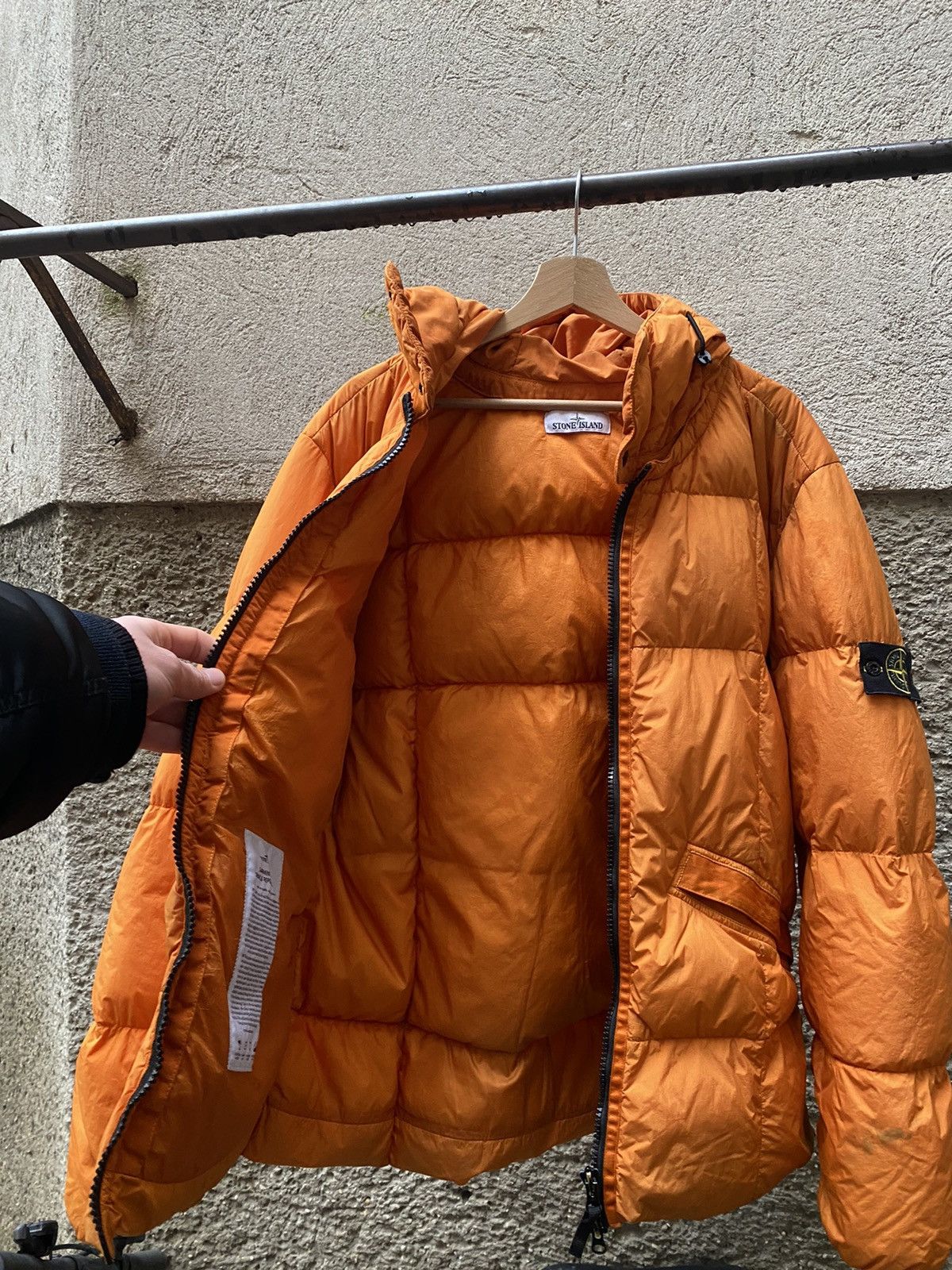 Stone Island Stone Island Crinkle Reps Puffer Jacket Size US XL / EU 56 / 4 - 15 Thumbnail