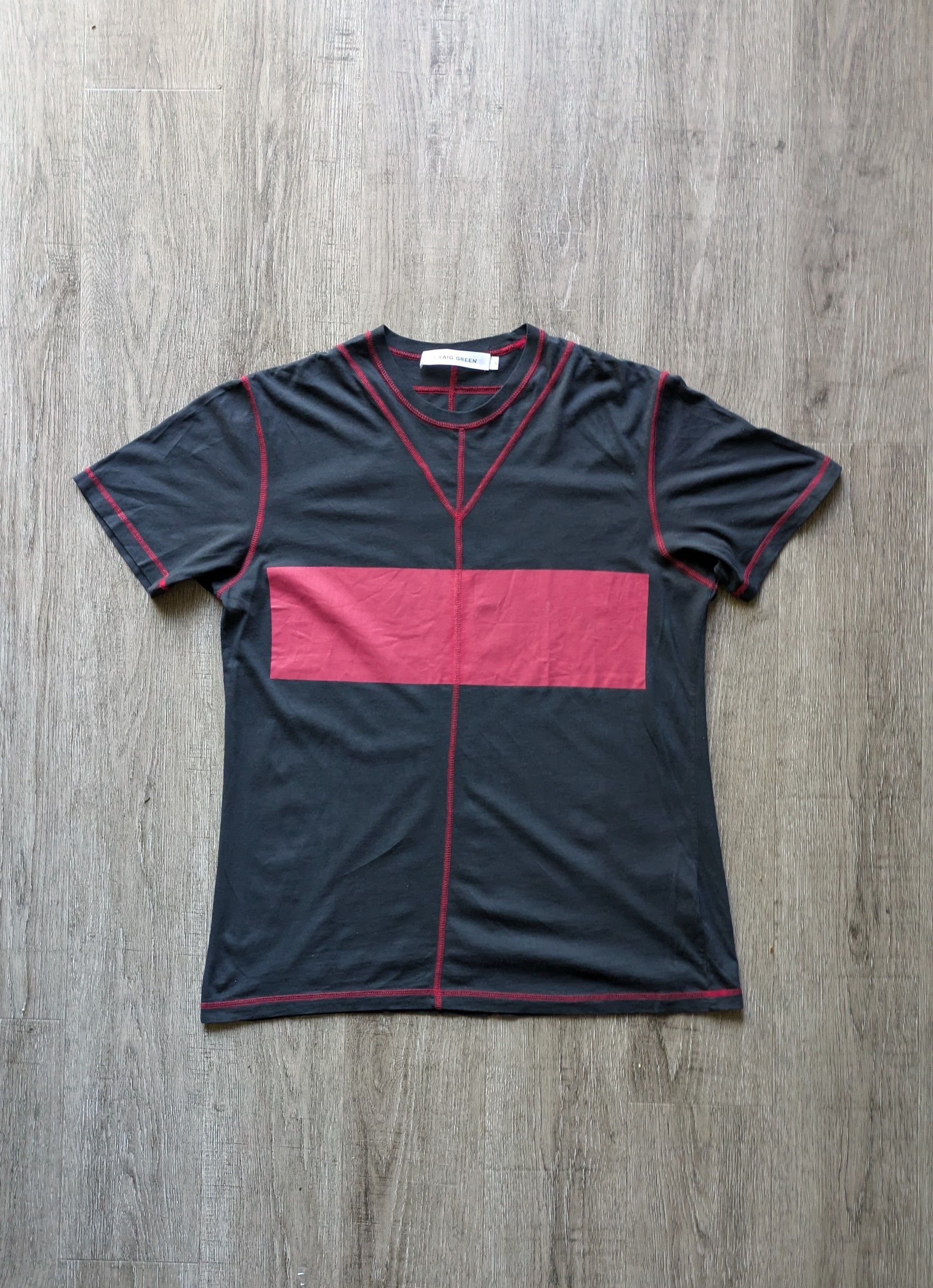 Craig Green SS19 Contrast-Trimmed Cotton-Jersey T-Shirt Size US S / EU 44-46 / 1 - 2 Thumbnail