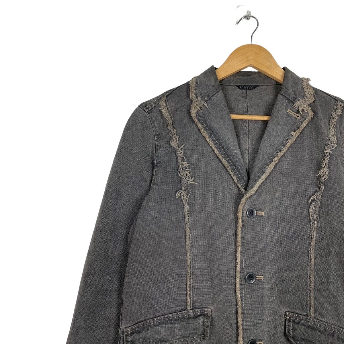 Monsieur Lacenaire MONSIEUR NICOLE Deconstructed Jacket Casual Jacket #1019-C46 Size US S / EU 44-46 / 1 - 6 Thumbnail