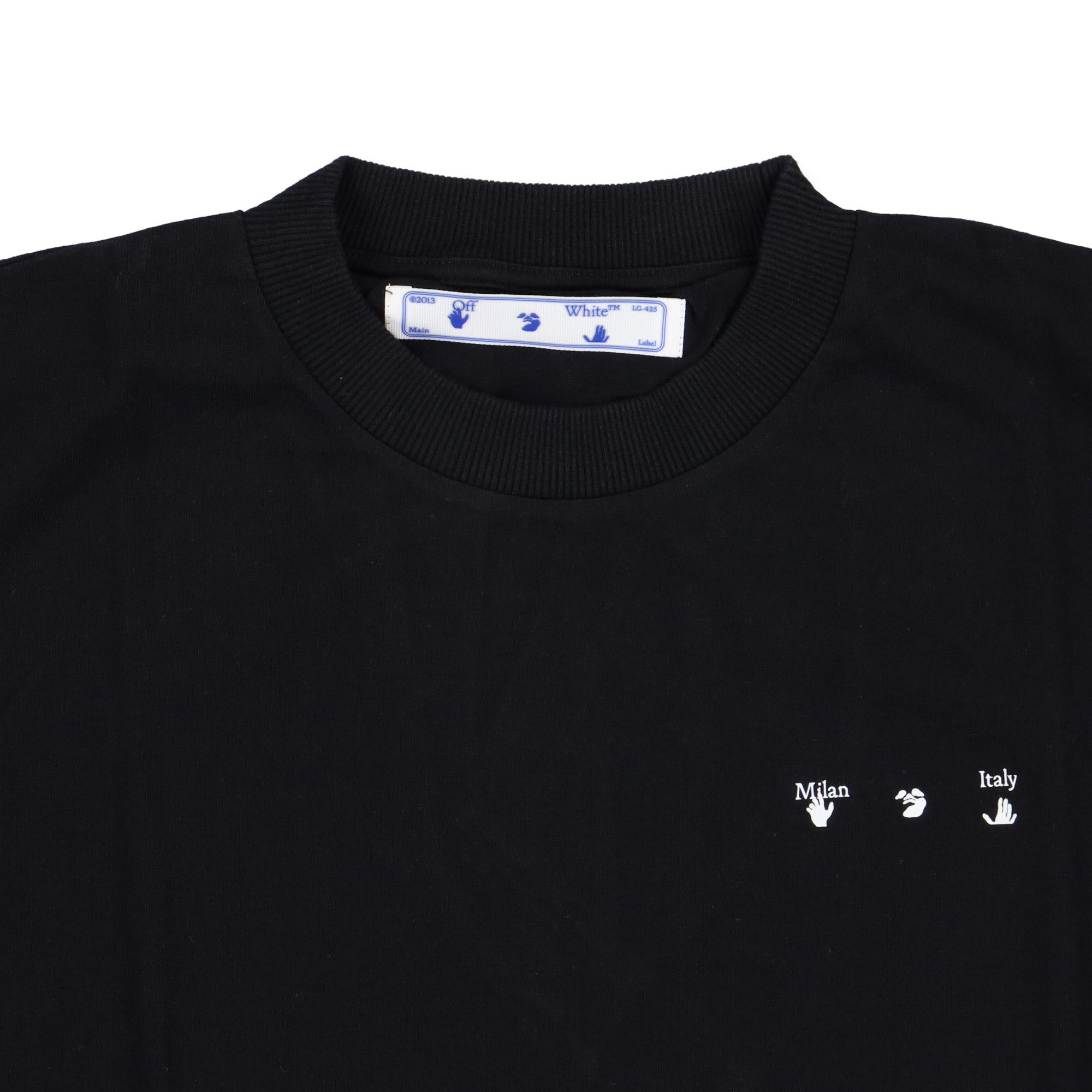 Off-White Black Milan Exclusive Arrows T-Shirt Size XS / US 0-2 / IT 36-38 - 4 Thumbnail