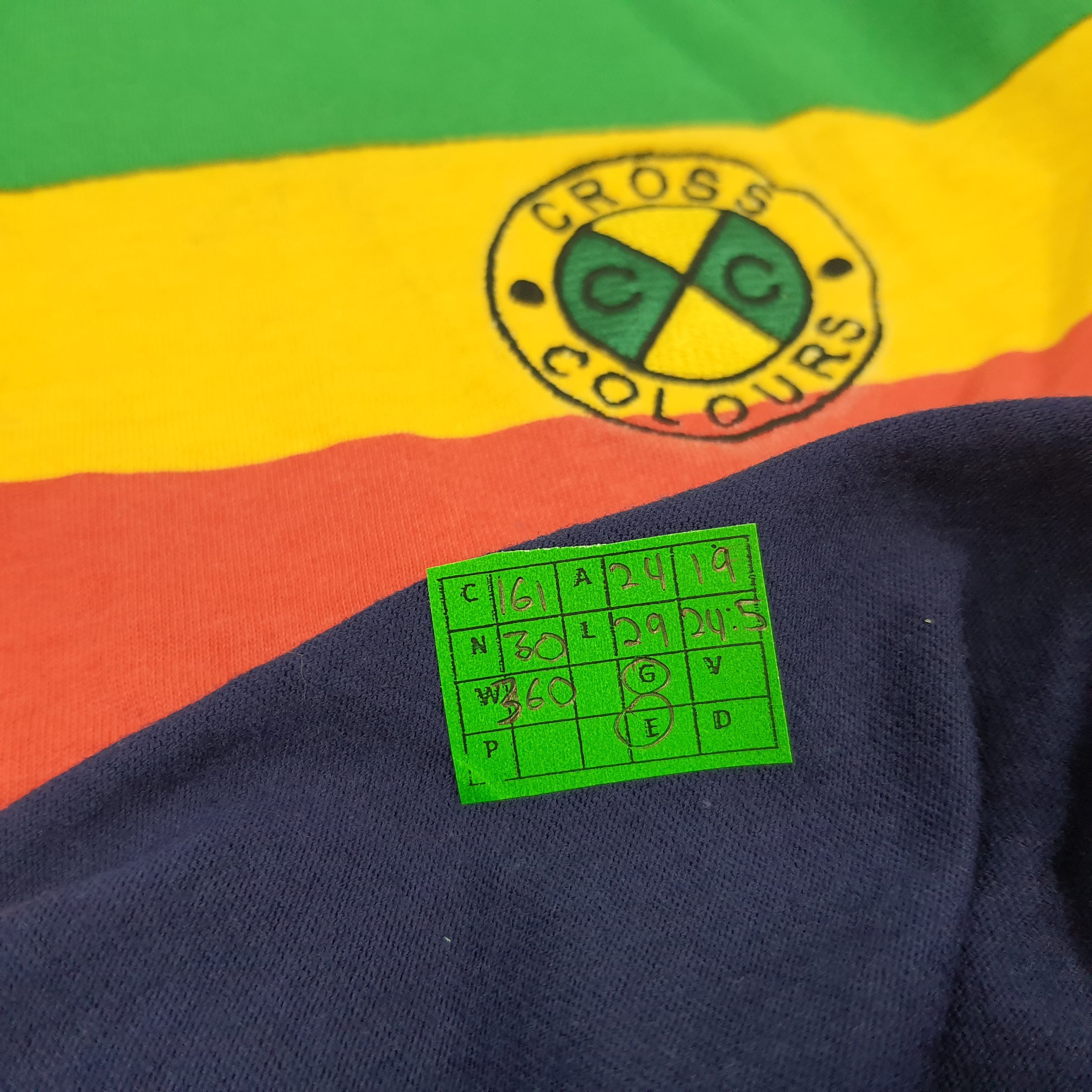 Cross Colours Vintage Cross Colours Striped Streetwear Polo Shirt Size US XL / EU 56 / 4 - 8 Thumbnail
