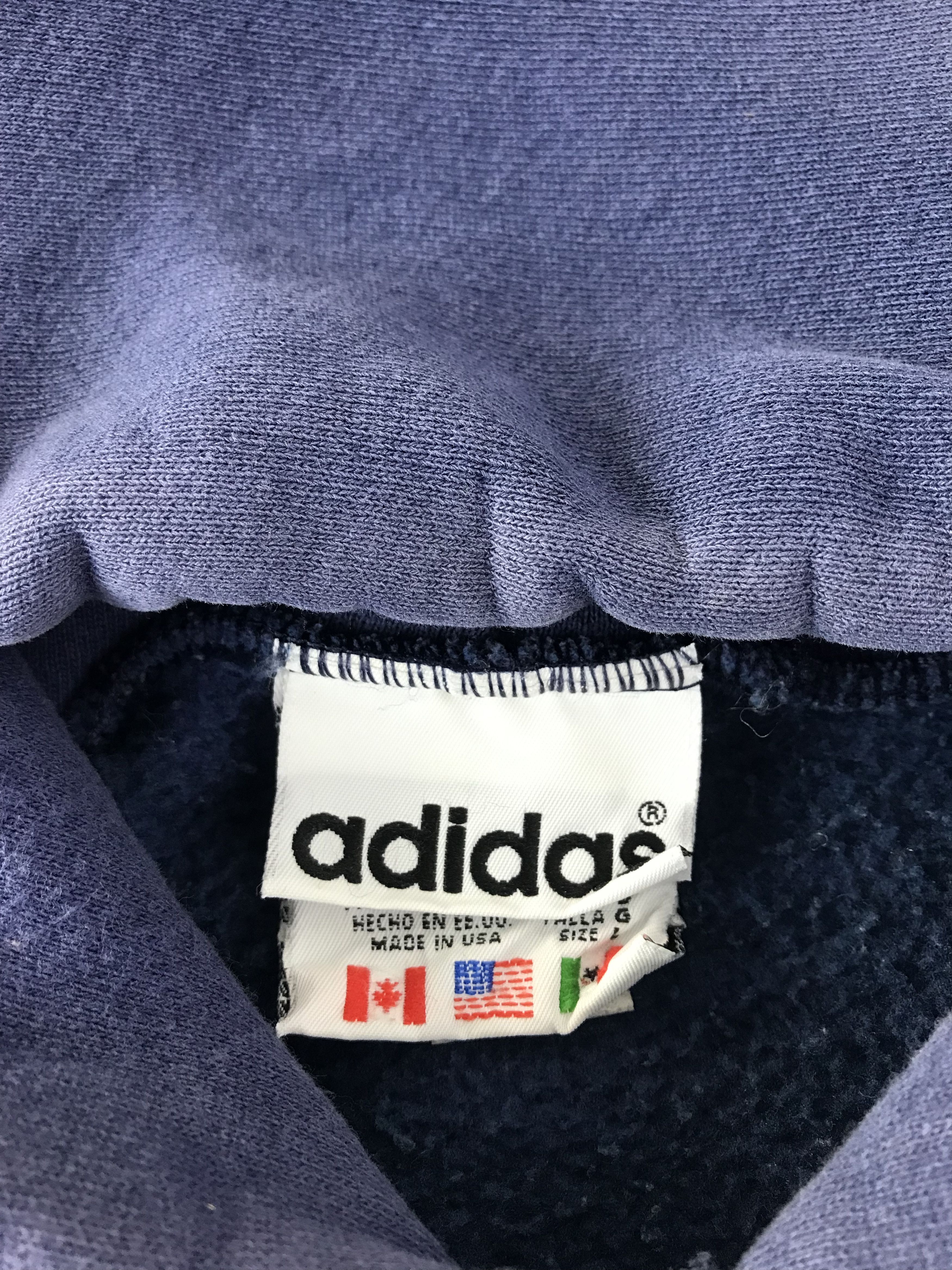 Adidas Adidas Trifoil Tricot Embroidery Logo Pull Over Hoodies Size US XXL / EU 58 / 5 - 6 Thumbnail