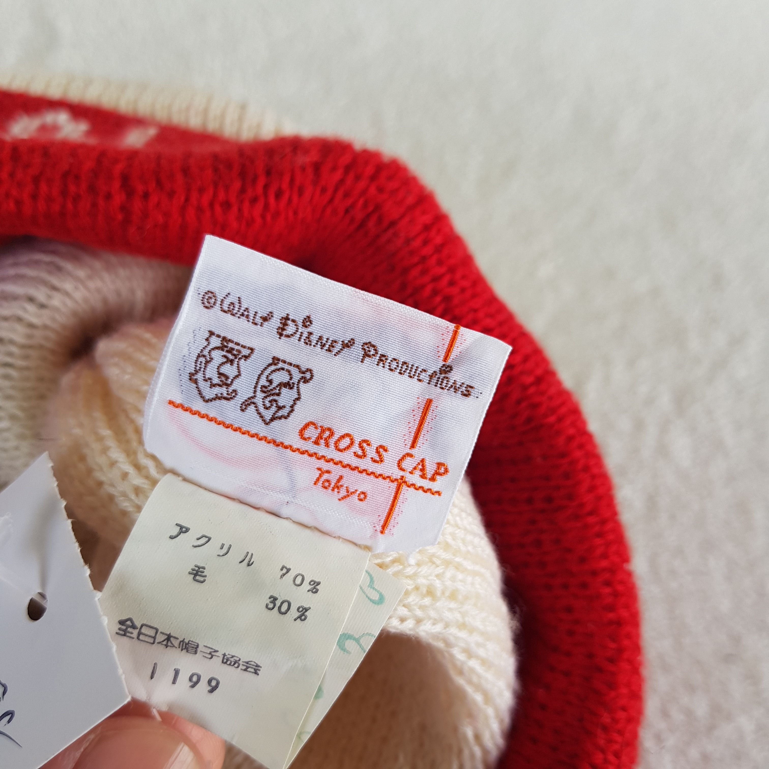 Disney Vintage 70s Donald Duck Mickey Mouse Beanie Snow Caps Hats Size ONE SIZE - 7 Thumbnail