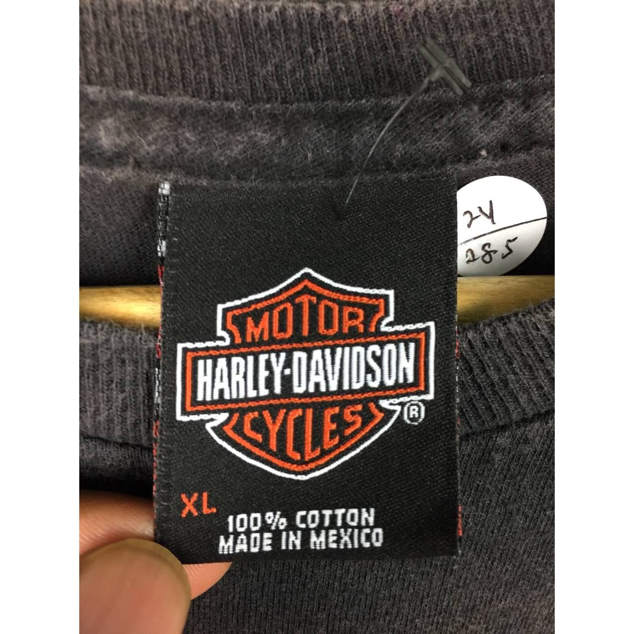 Harley Davidson × Vintage Vtg Harley Davidson Heartland Burlington Skull Graphic Tee Size US XL / EU 56 / 4 - 13 Thumbnail