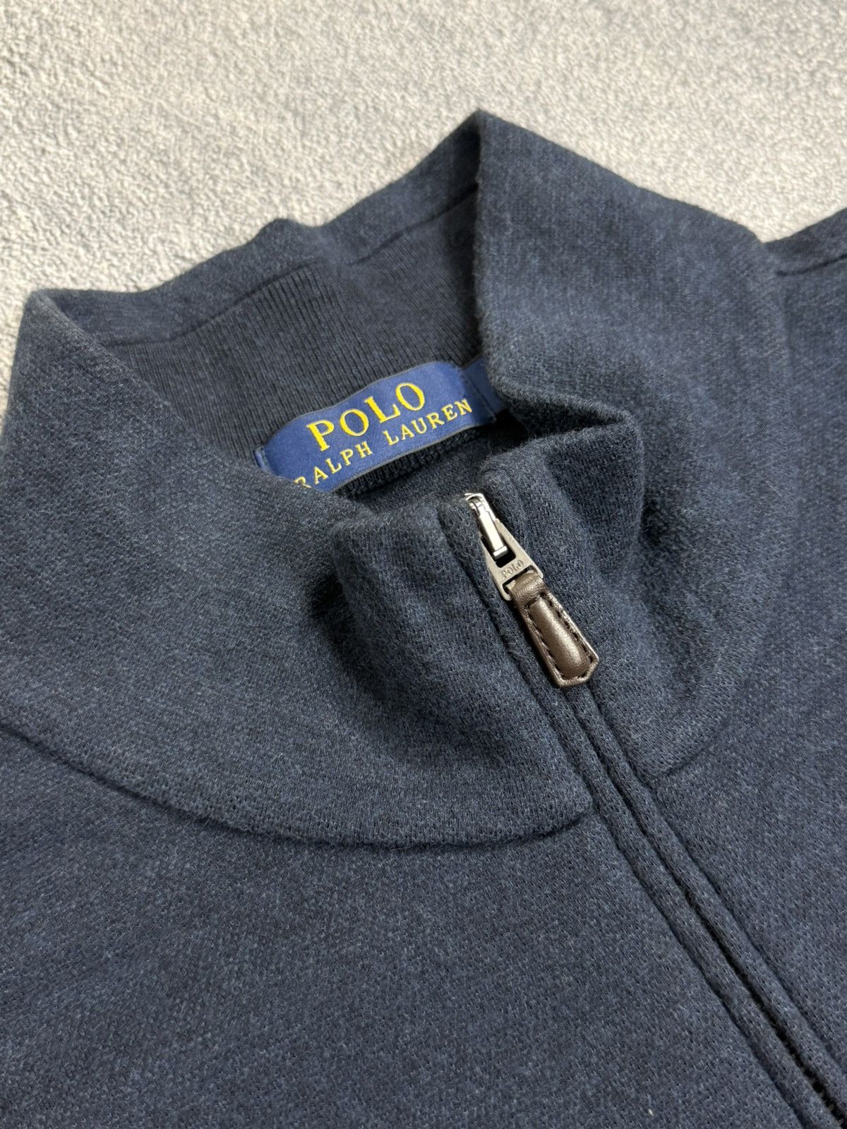 Vintage Polo Ralph Lauren VNTG Mini Logo Full Zip Sweater Jacket Size US L / EU 52-54 / 3 - 8 Thumbnail