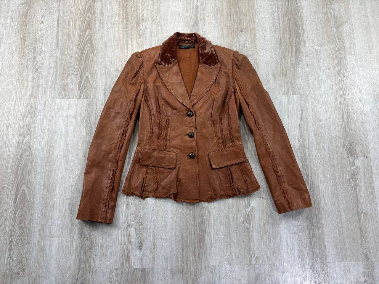 Japanese Brand × Vintage Womens leather jacket Roberta Scarpa Size 42 Size M / US 6-8 / IT 42-44 - 1 Thumbnail