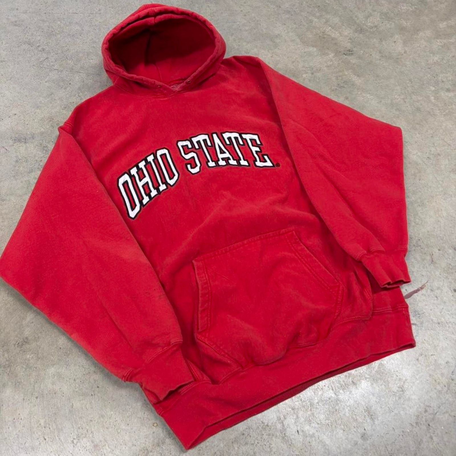 Steve And Barrys 90s ohio state spellout hoodie Size US L / EU 52-54 / 3 - 2 Thumbnail