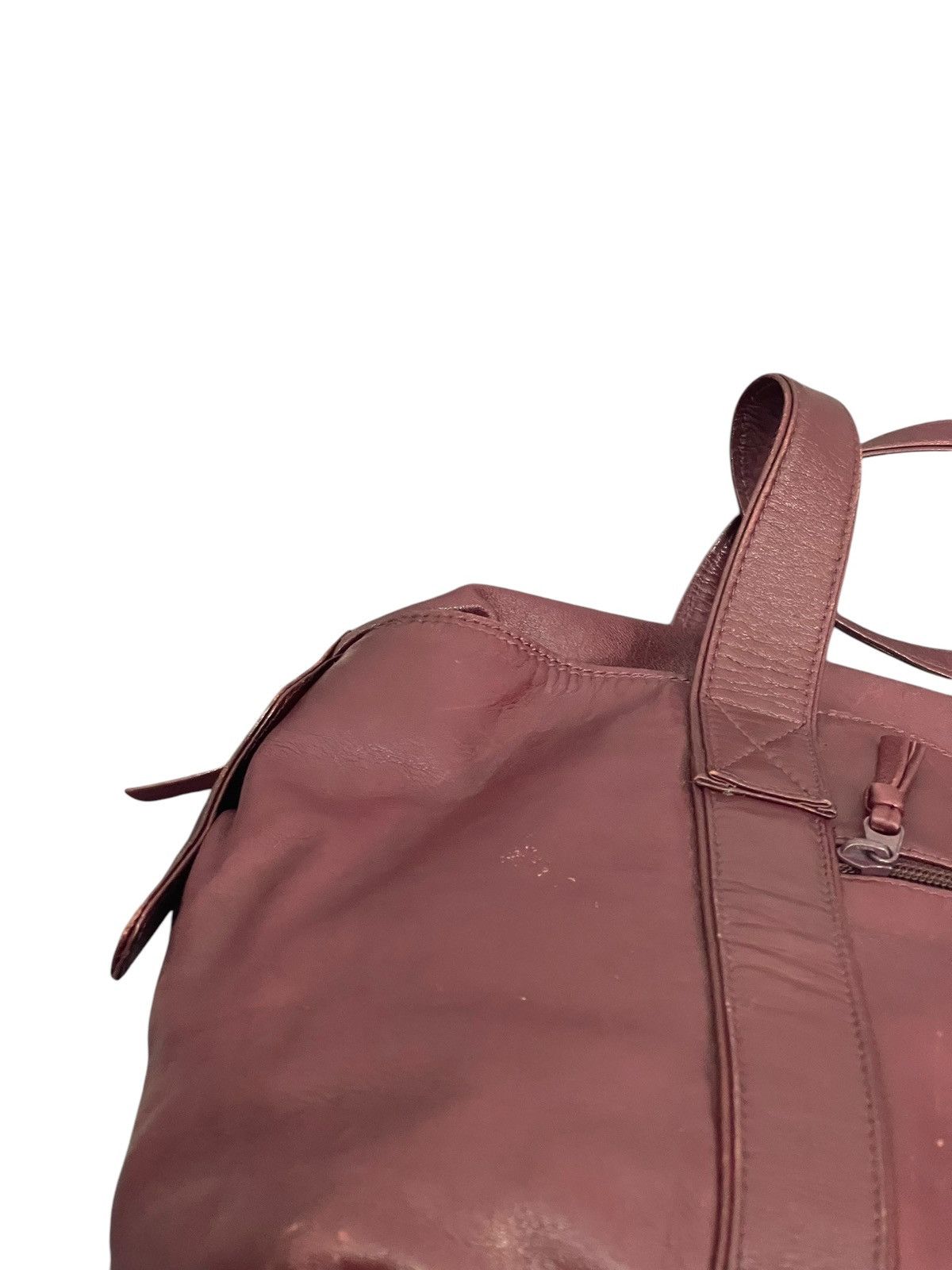 Genuine Leather Full Leather Vtg Maruem Japan Duffle Bag 1🟩8 Size ONE SIZE - 18 Thumbnail