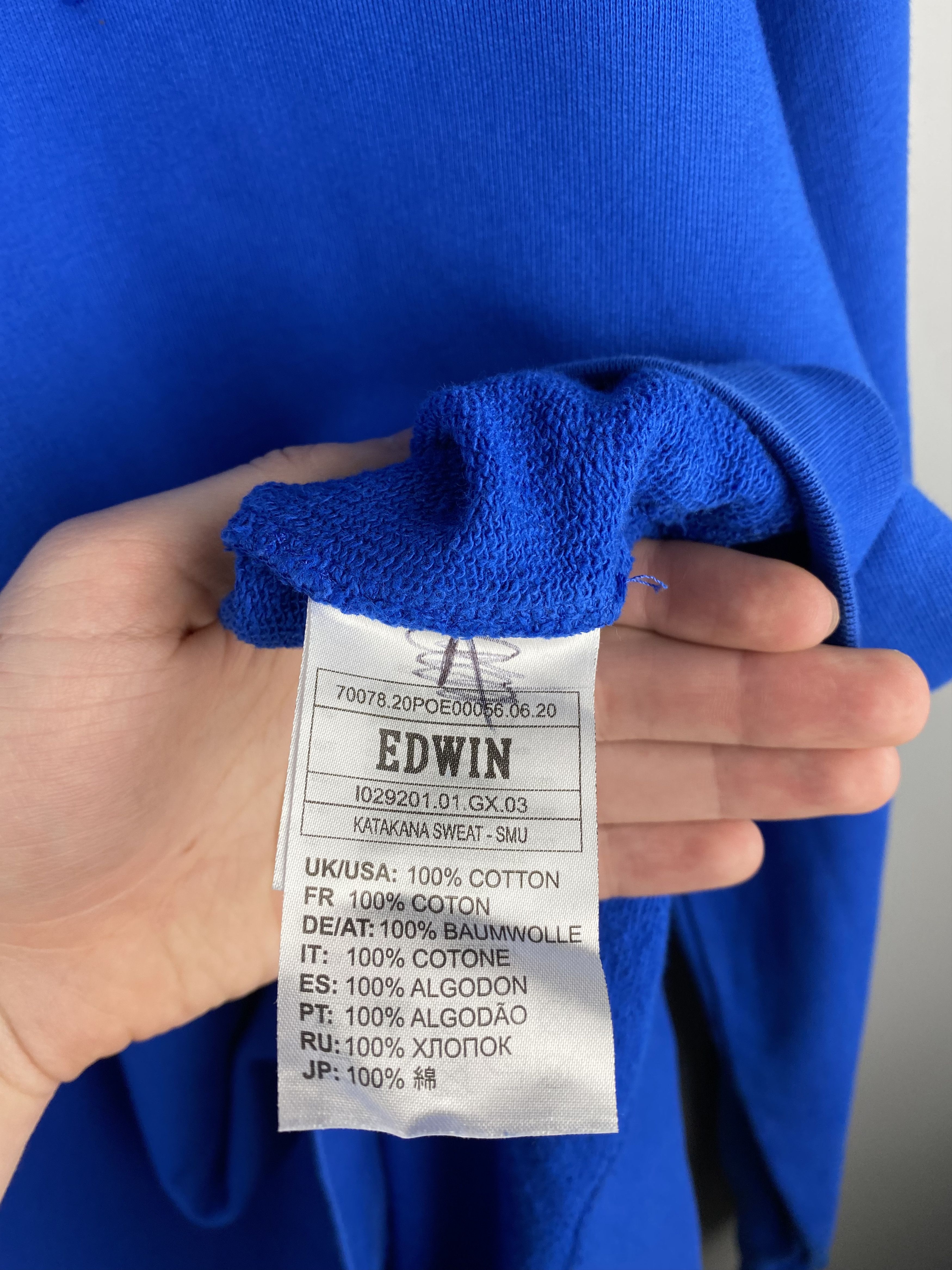 Edwin × Japanese Brand Edwin Japan Crew Neck Sweatshirt Jumper Size US L / EU 52-54 / 3 - 13 Thumbnail