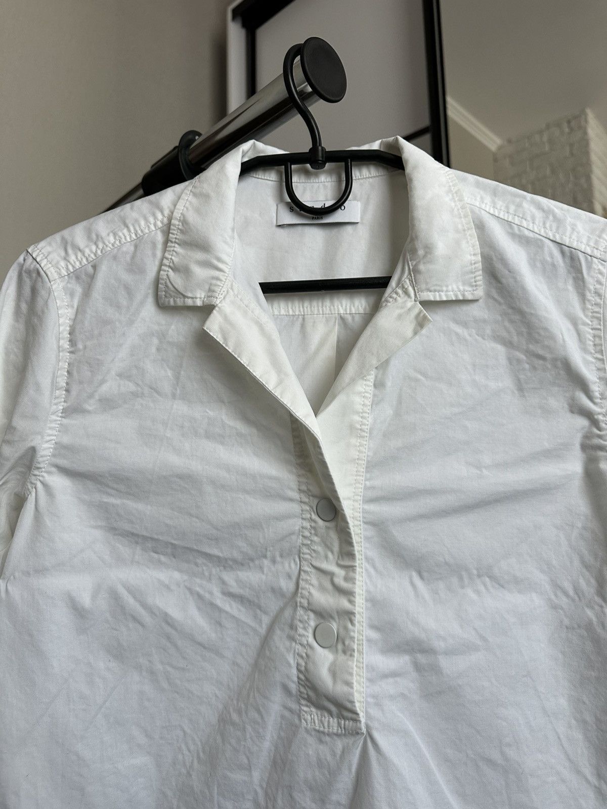 Sandro Sandri Paris Shirt Button Up Blouse Long Sleeve Size S / US 4 / IT 40 - 6 Thumbnail