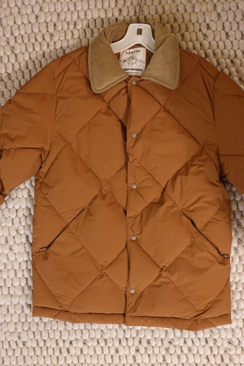 KESTIN Dunbar Tobacco Brown Size Mens Small Padded Down Jacket Size US S / EU 44-46 / 1 - 23 Thumbnail