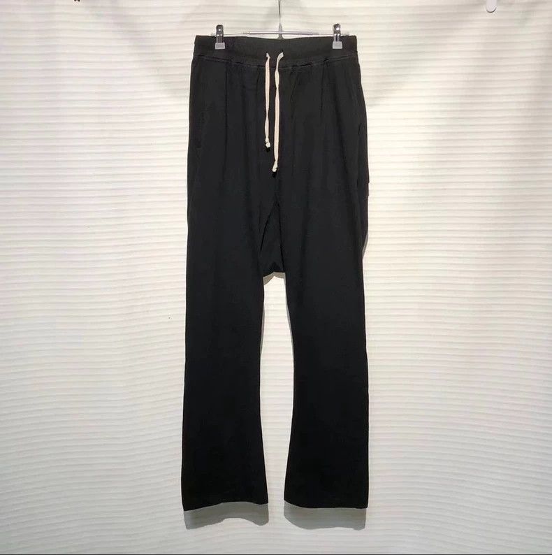 Rick Owens Rick Owens Black Drop-Crotch Pants - dmc Size US 28 / EU 44 - 1 Thumbnail