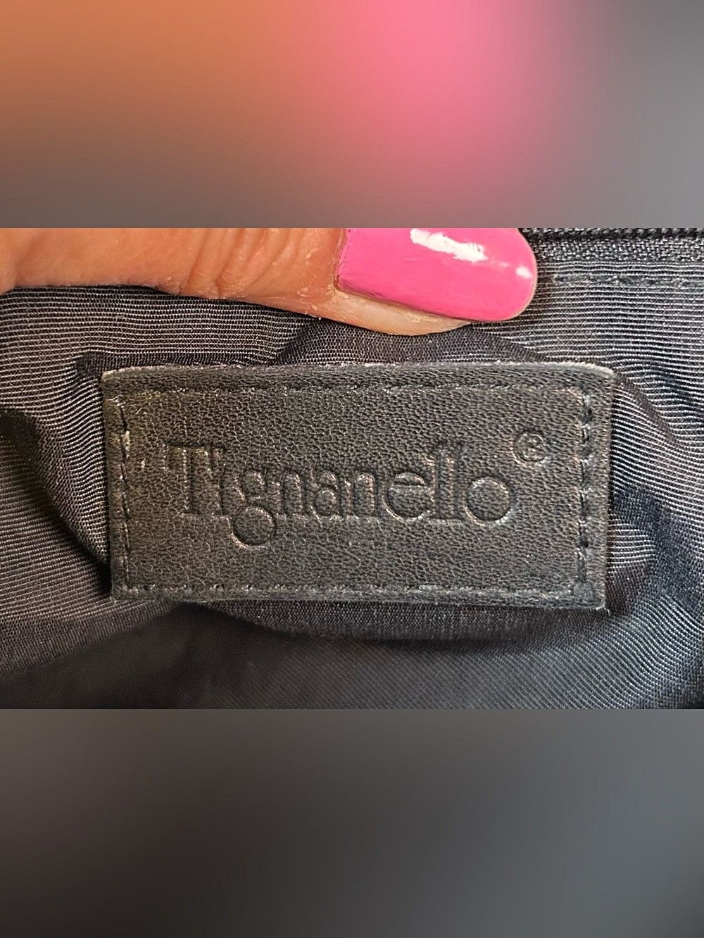 Other Tignanello Black Leather Backpack Handbag Size ONE SIZE - 4 Thumbnail
