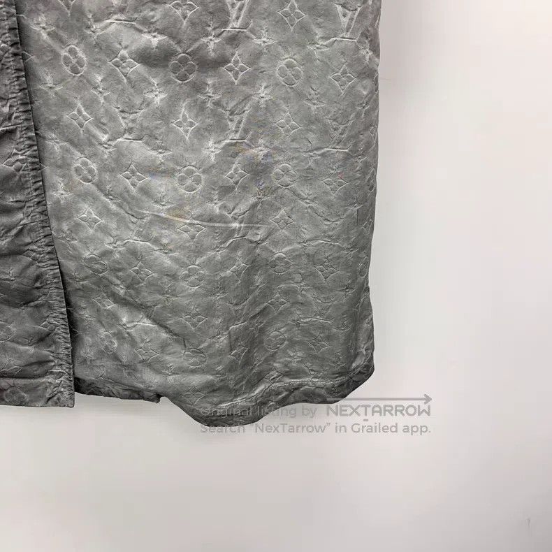 Louis Vuitton Louis Vuitton Grey logo embossed full print alpaca lapel l Size XS / US 0-2 / IT 36-38 - 5 Thumbnail