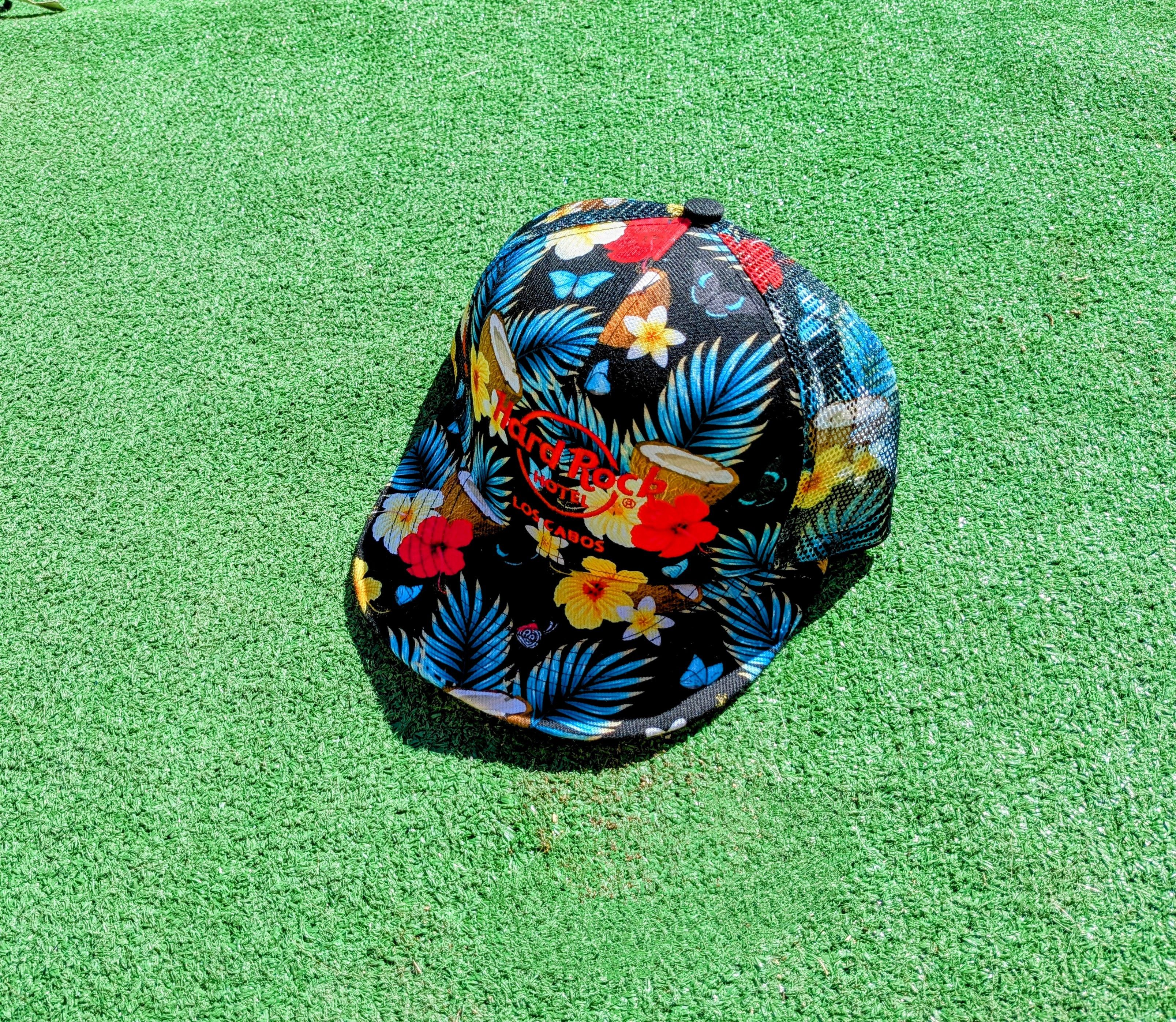 Hard Rock Cafe Hard Rock Hotel Los Cabos Mexico Tropical Snapback OSFM Hat Size ONE SIZE - 1 Thumbnail