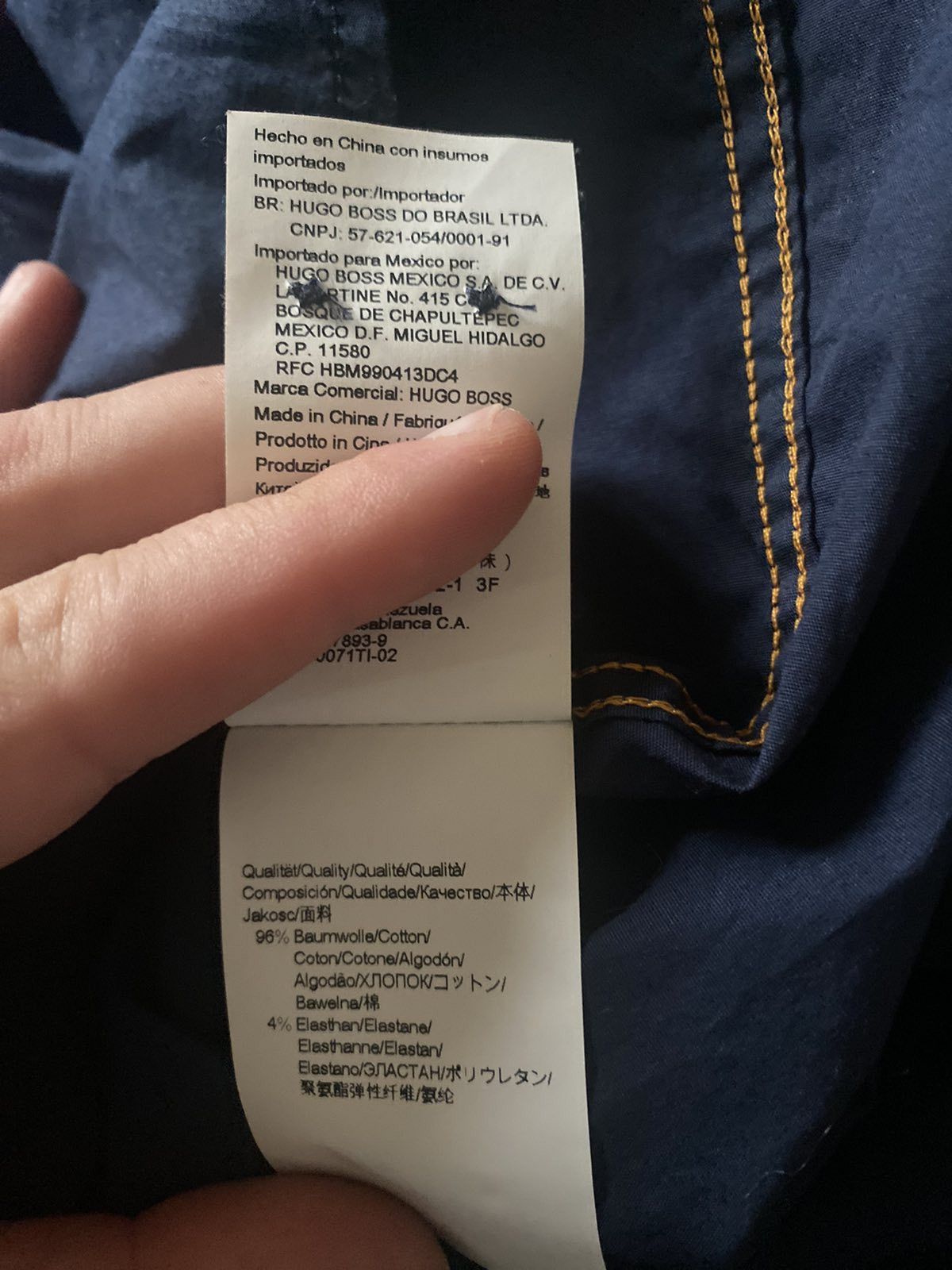 Hugo Boss Elegant men's shirt - HUGO BOSS - long sleeve - M - UNIQUE Size US M / EU 48-50 / 2 - 4 Thumbnail