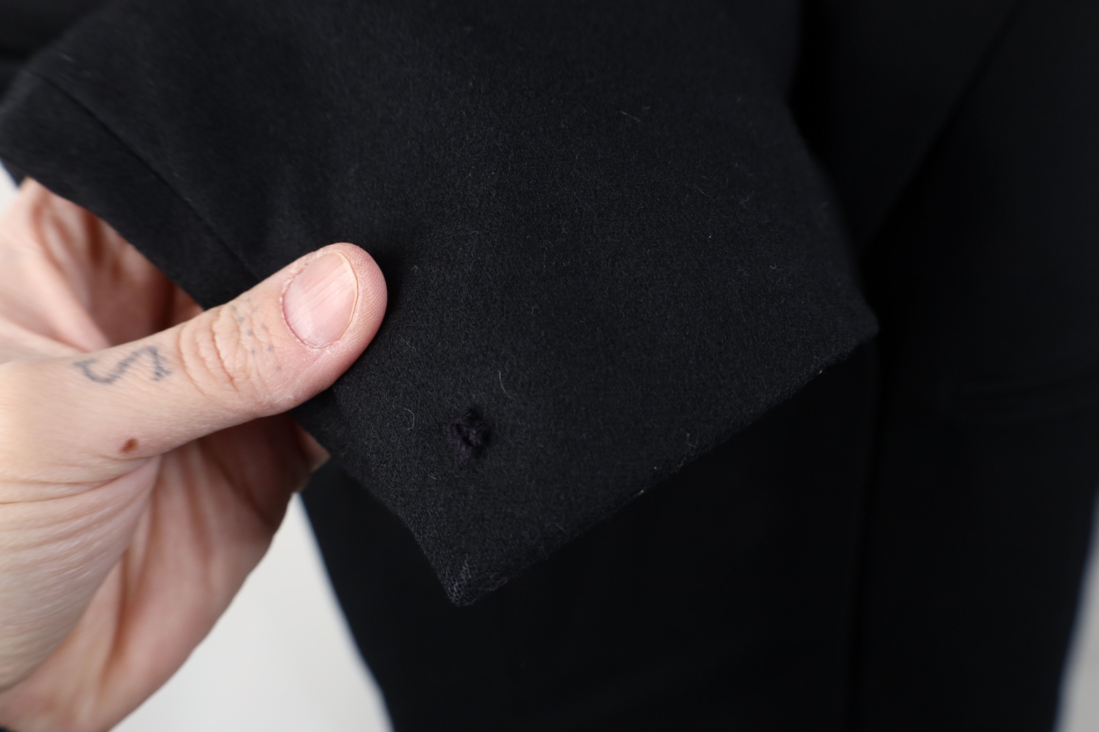 Pendleton Vintage 90s Pendleton Wool Suit Coat Blazer Jacket Black USA Size L / US 10 / IT 46 - 6 Thumbnail