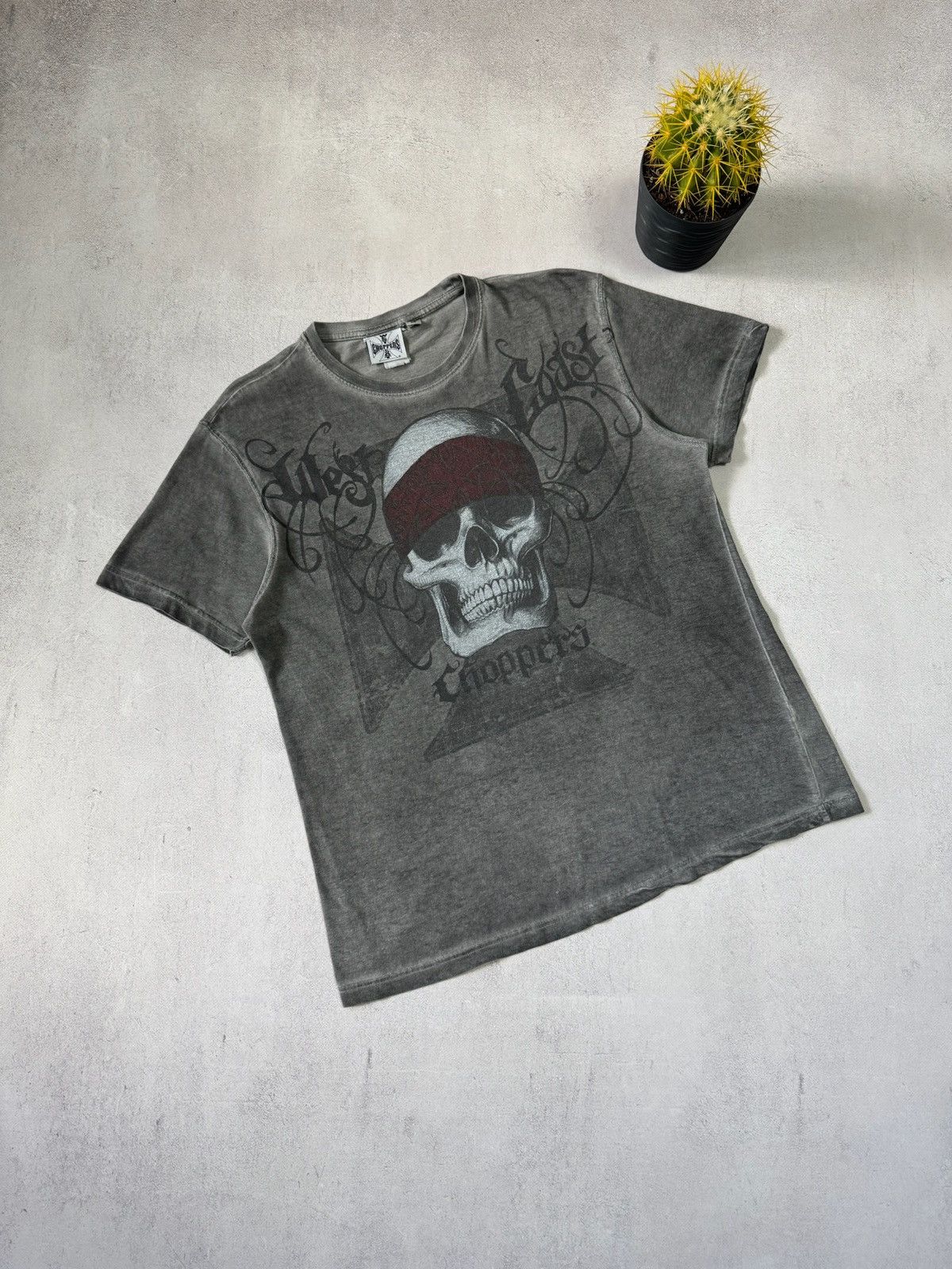 Vintage × West Coast Choppers Vintage 90s West Coast Choppers T Shirt Tee Skull Rare Y2K Size US M / EU 48-50 / 2 - 1 Thumbnail