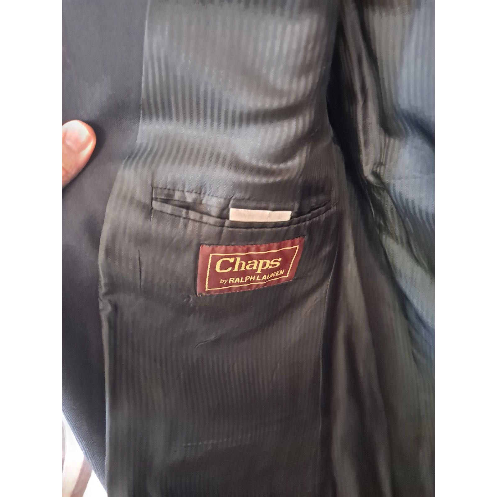 Chaps Chaps Black 3 Button Blazer 100% Wool Size 42R Size 42R - 5 Thumbnail