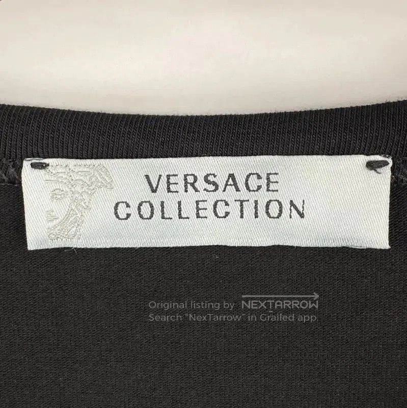 Versace Versace Women's Black Cotton T-Shirt . Size L / US 10 / IT 46 - 3 Thumbnail