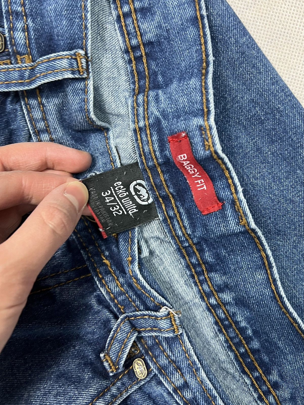 Ecko Unltd. Baggy Pants Ecko Unltd big logo y2k vintage Size US 32 / EU 48 - 5 Thumbnail