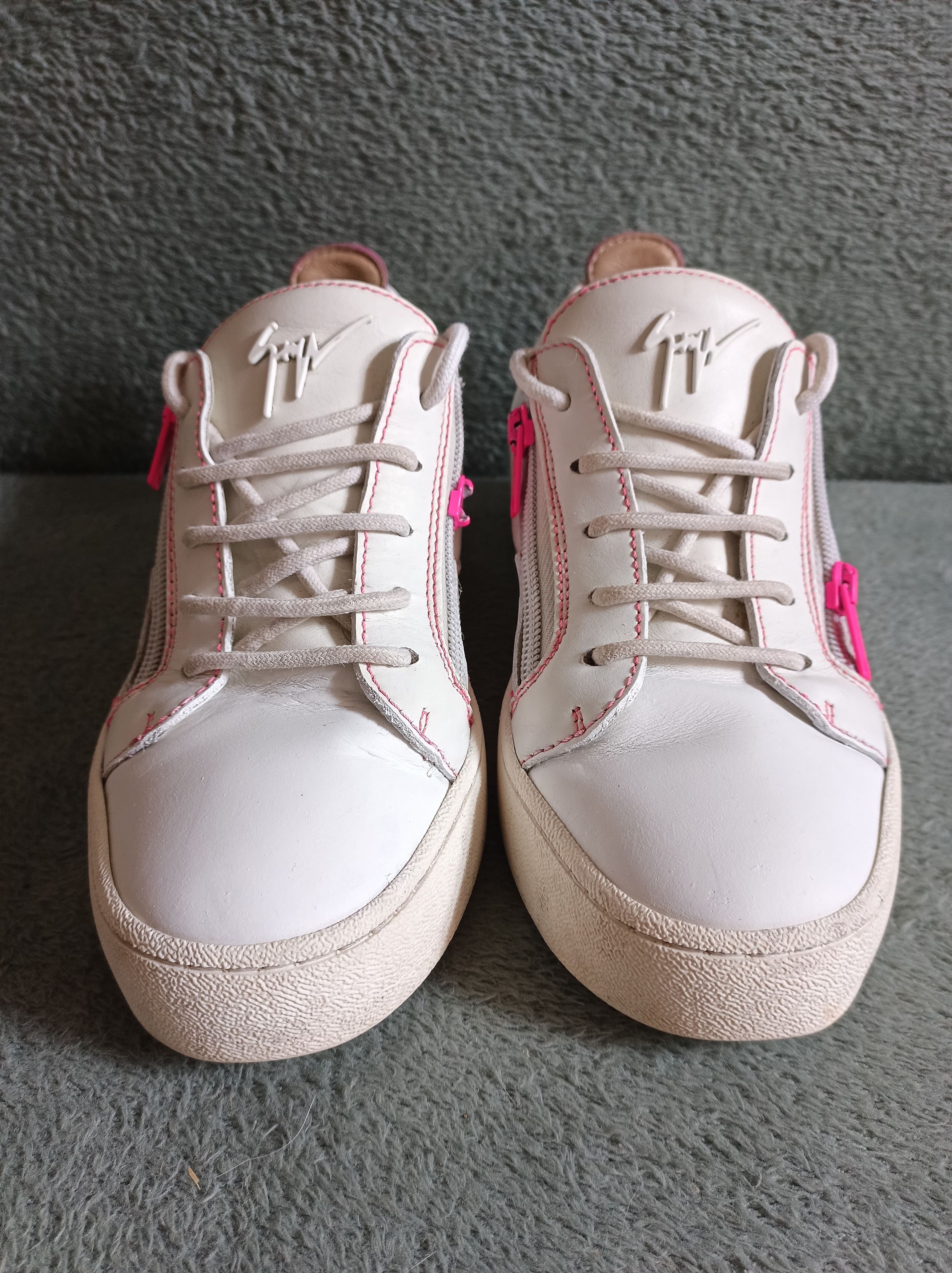 Giuseppe Zanotti Giuseppe Zanotti Gail Contrasting Sneakers Leather Size 39.5 Size US 9.5 / IT 39.5 - 3 Thumbnail