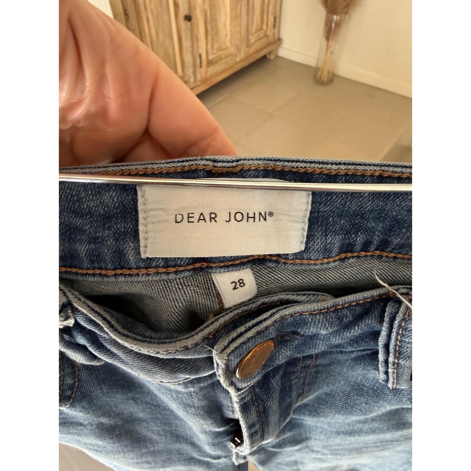 Other Dear John Blaire Straight Mid Rise Jeans Medium Wash Size 28 Size 28" / US 6 / IT 42 - 6 Thumbnail