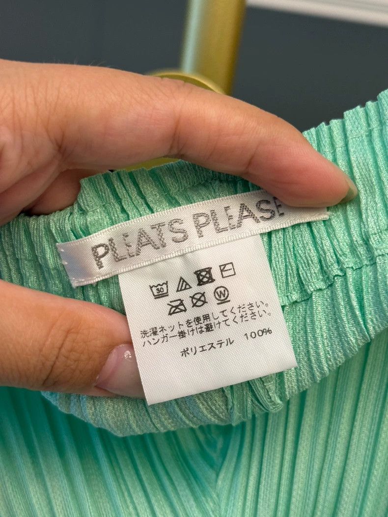 Issey Miyake Issey Miyake size:3 Apple green pleated pants Size 42" / US 20 - 3 Thumbnail