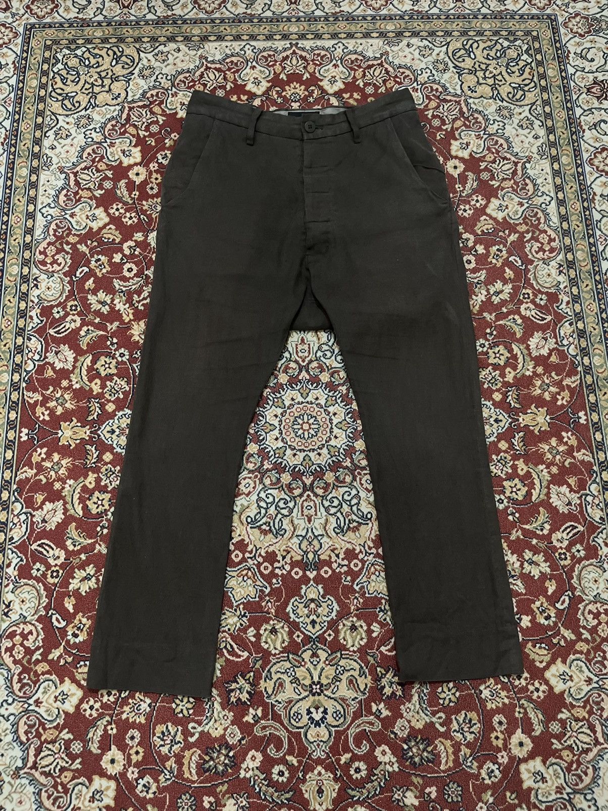 Issey Miyake Vintage Tsumori Chisato Sarrouel Hemp Cotton pants 30 inches Size US 30 / EU 46 - 13 Thumbnail
