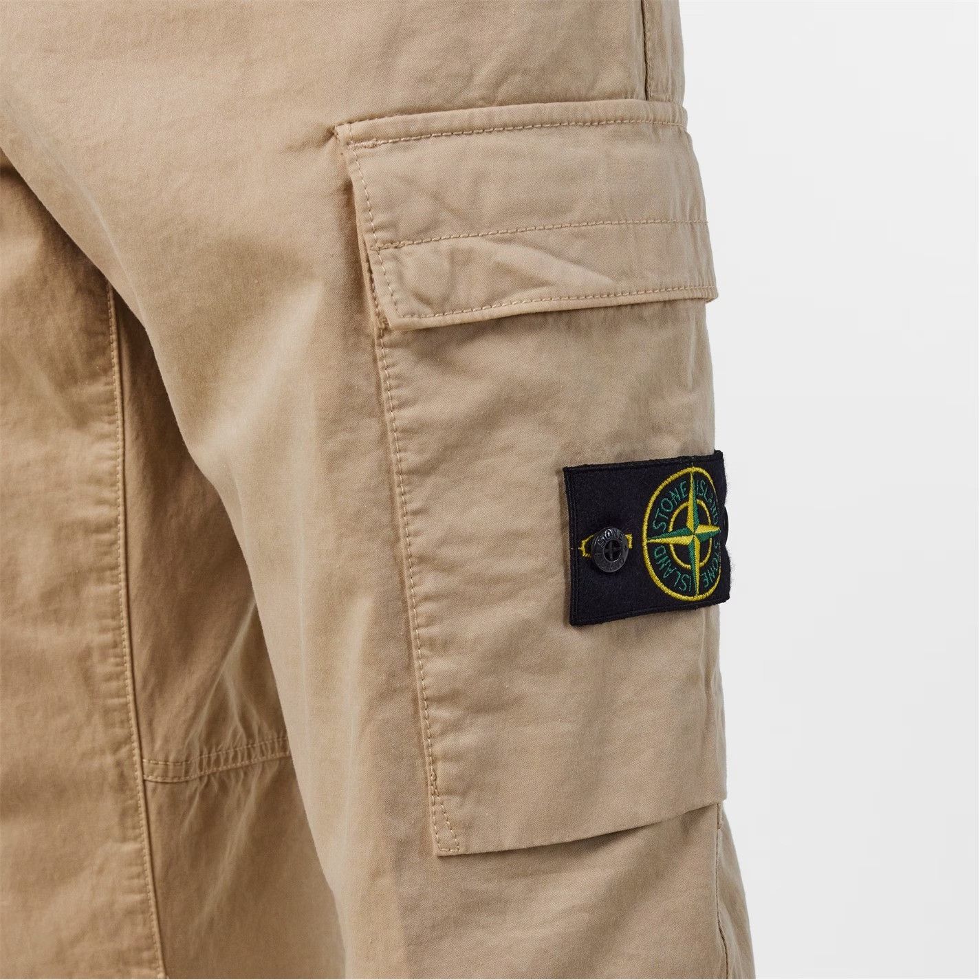 Stone Island o1g2r1mq0526 Satin Cargo Trousers in Beige Size US 36 / EU 52 - 5 Thumbnail