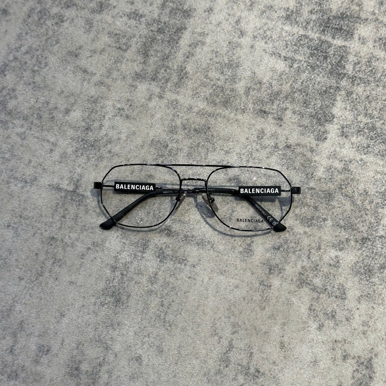 Balenciaga BALENCIAGA BB0117O 001 Sunglasses BLACK Size ONE SIZE - 2 Thumbnail