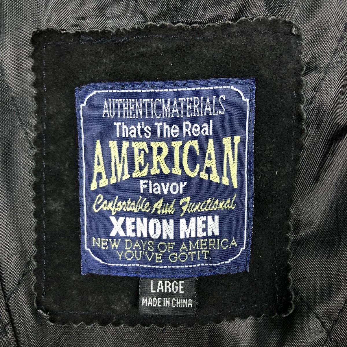 Japanese Brand 🔥VINTAGE GENUINE LEATHER JACKET XENON MEN ISSEY MIYAKE Size US L / EU 52-54 / 3 - 20 Thumbnail