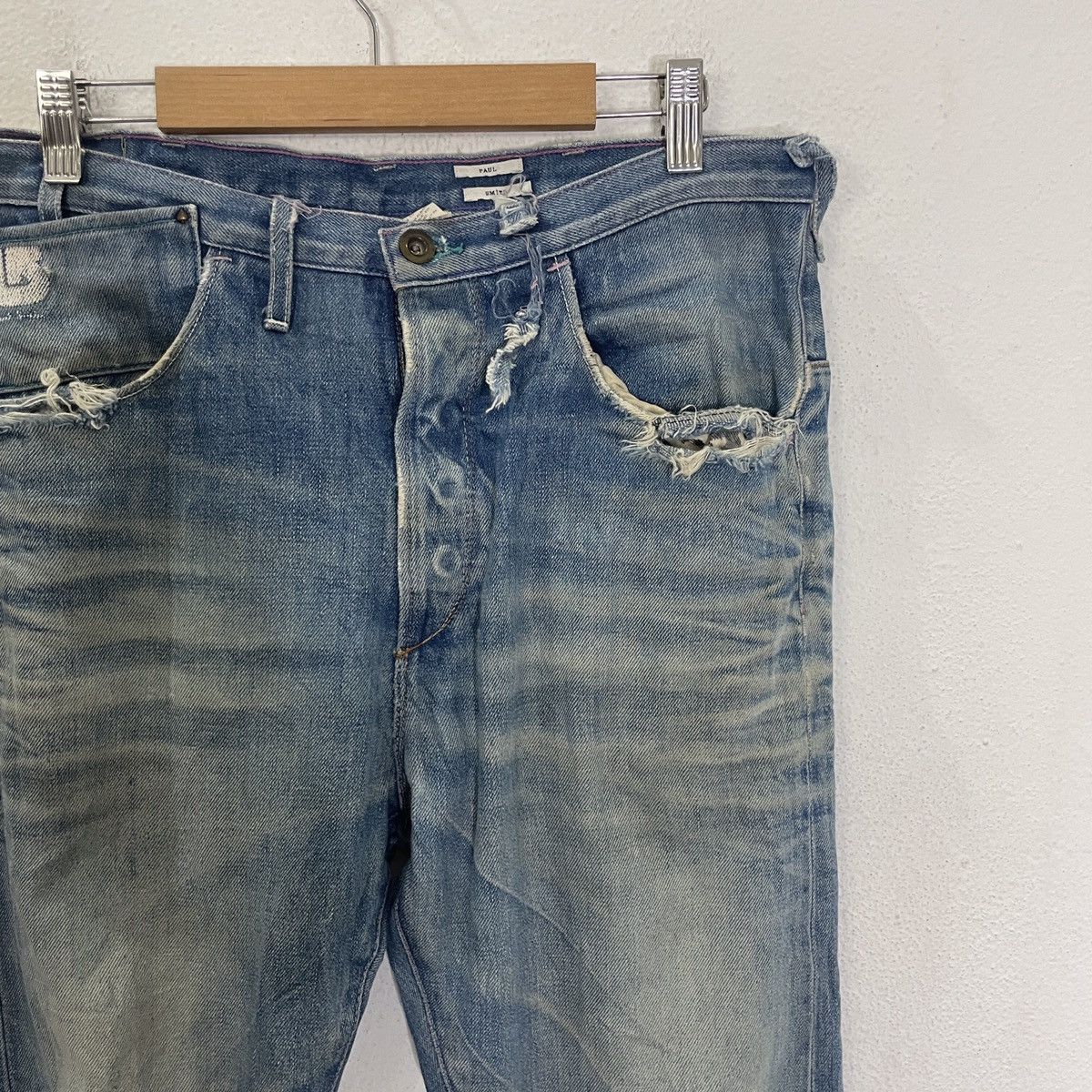 Paul Smith Vintage Paul Smith Distressed Denim Jeans Size US 32 / EU 48 - 2 Thumbnail