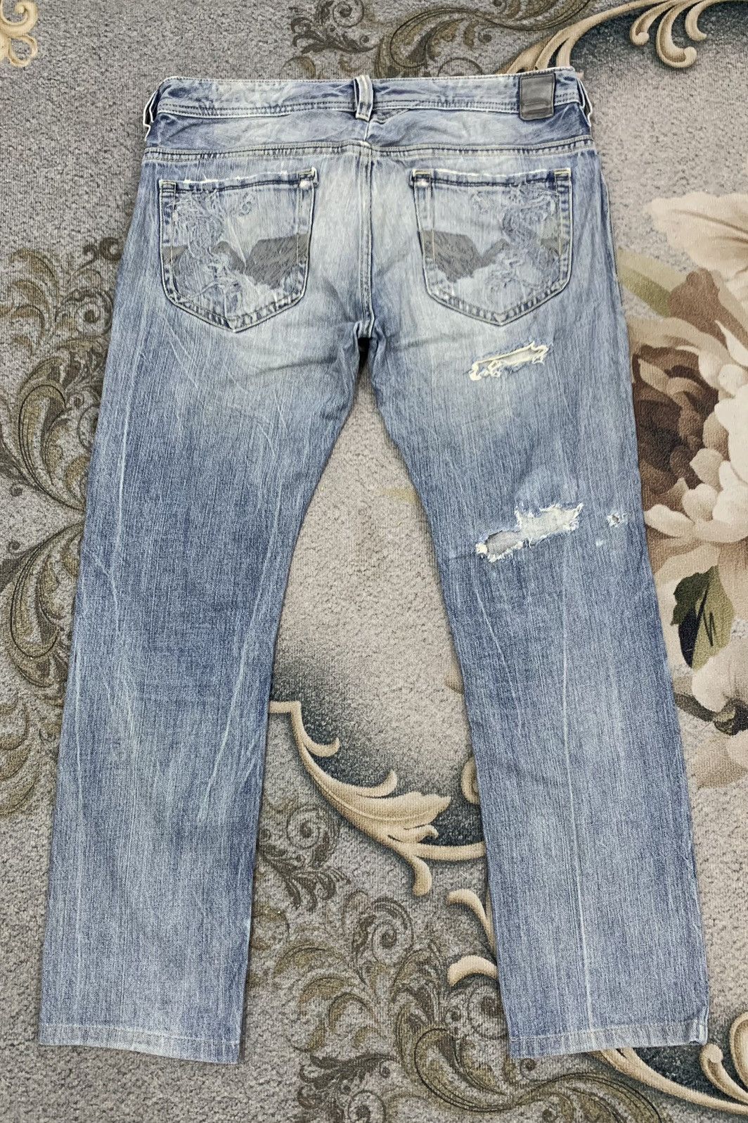 Diesel Diesel Thanaz Jeans Denim Pant Size US 35 - 2 Thumbnail