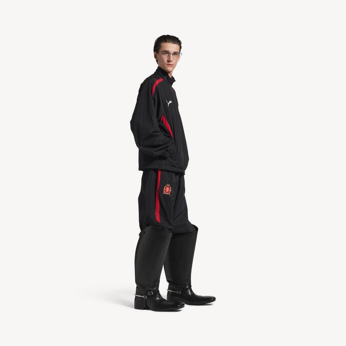 Balenciaga × Puma o1tr1nto0326 Large Tracksuit Pants in Black/Red Size US 30 / EU 46 - 3 Thumbnail