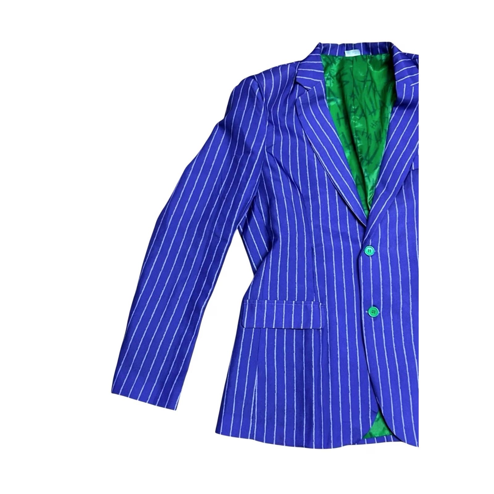 DC Comics Spirit Halloween Joker Costume DC Comics Suit Medium Mens Purple Green Size 40R - 3 Thumbnail