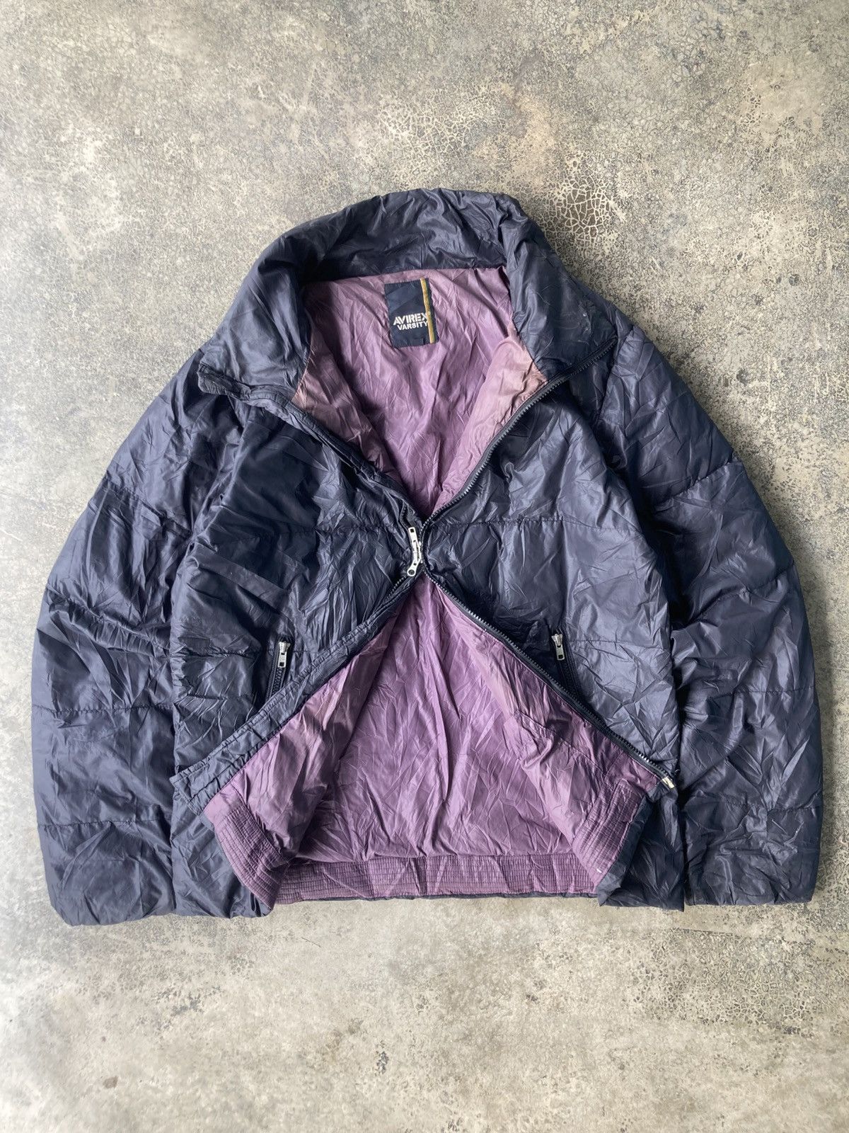 Avirex Avirex Varsity Goose Filling Puffer Down Jacket Double Zipp Size US XL / EU 56 / 4 - 2 Thumbnail
