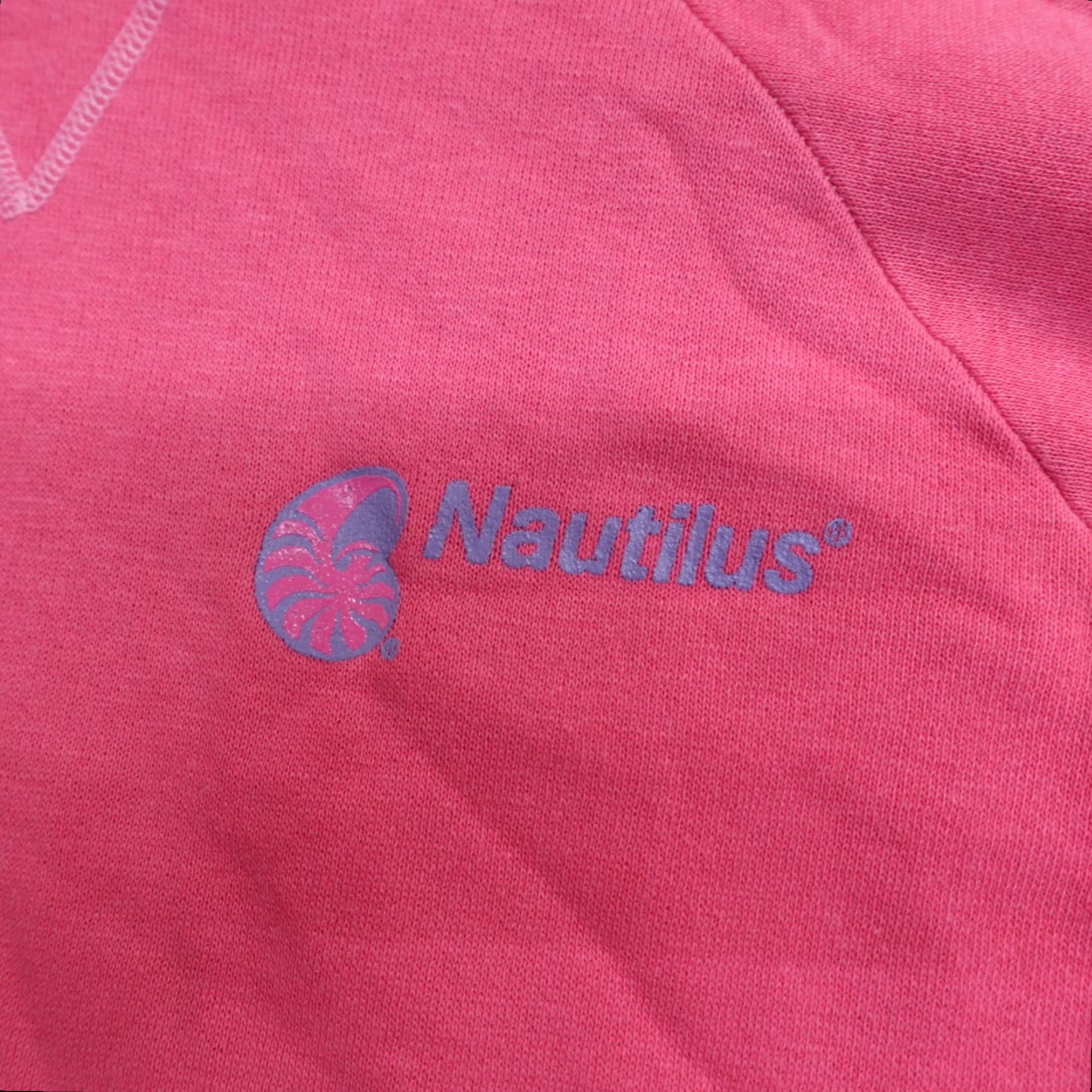 Pinko VINTAGE Nautilus Sweater Pink Small Raglan Hoodie Shirt Mens Small Pink Raglan Hoodie Pullover Hooded Cotton Knit Size US S / EU 44-46 / 1 - 2 Thumbnail