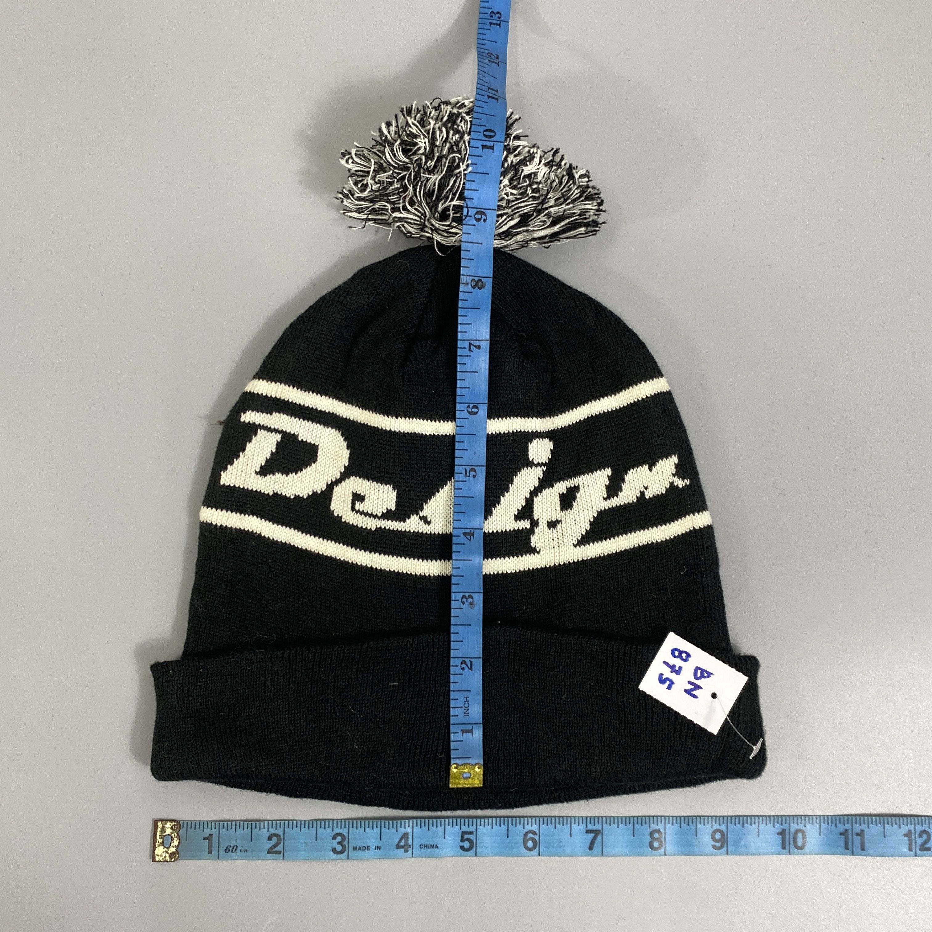 Japanese Brand Gauge Design Beanie Hat Pom Pom -BN875 Size ONE SIZE - 5 Thumbnail