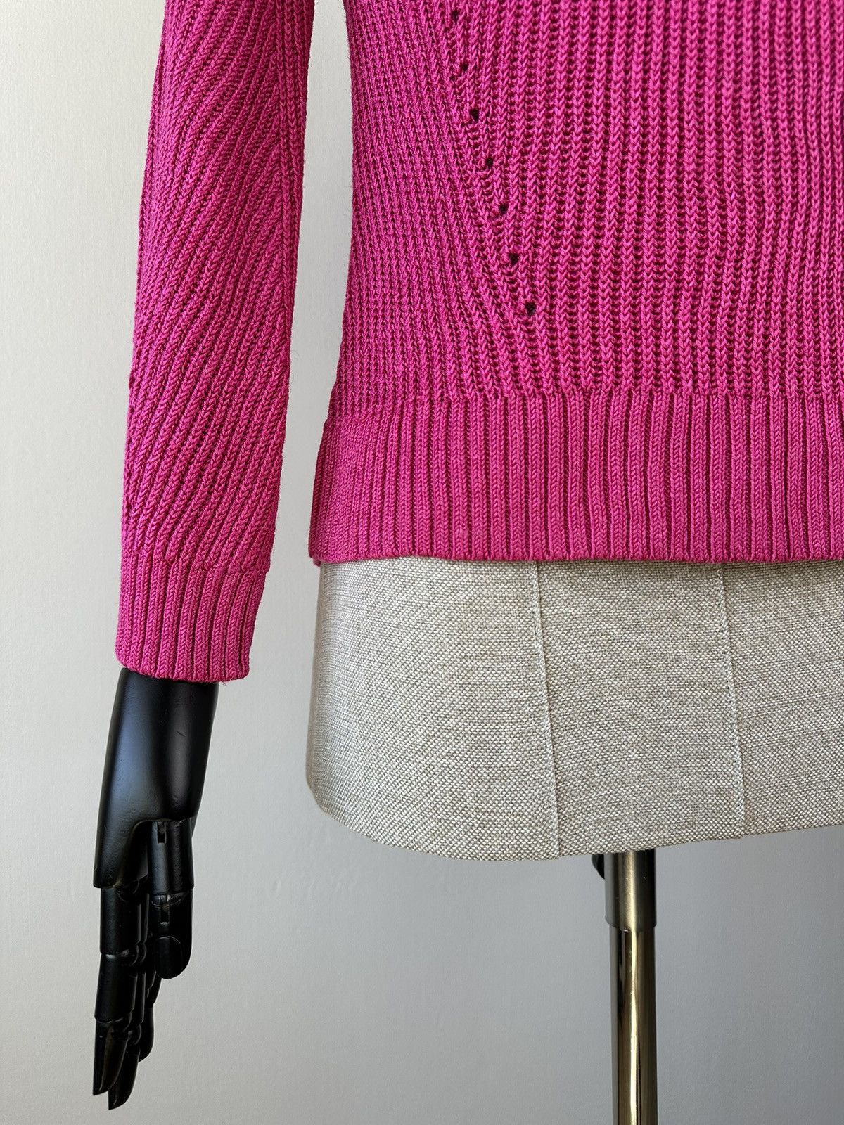 Ralph Lauren Black Label RALPH LAUREN Black Label Linen / Viscose Knit Sweater Size M / US 6-8 / IT 42-44 - 5 Thumbnail
