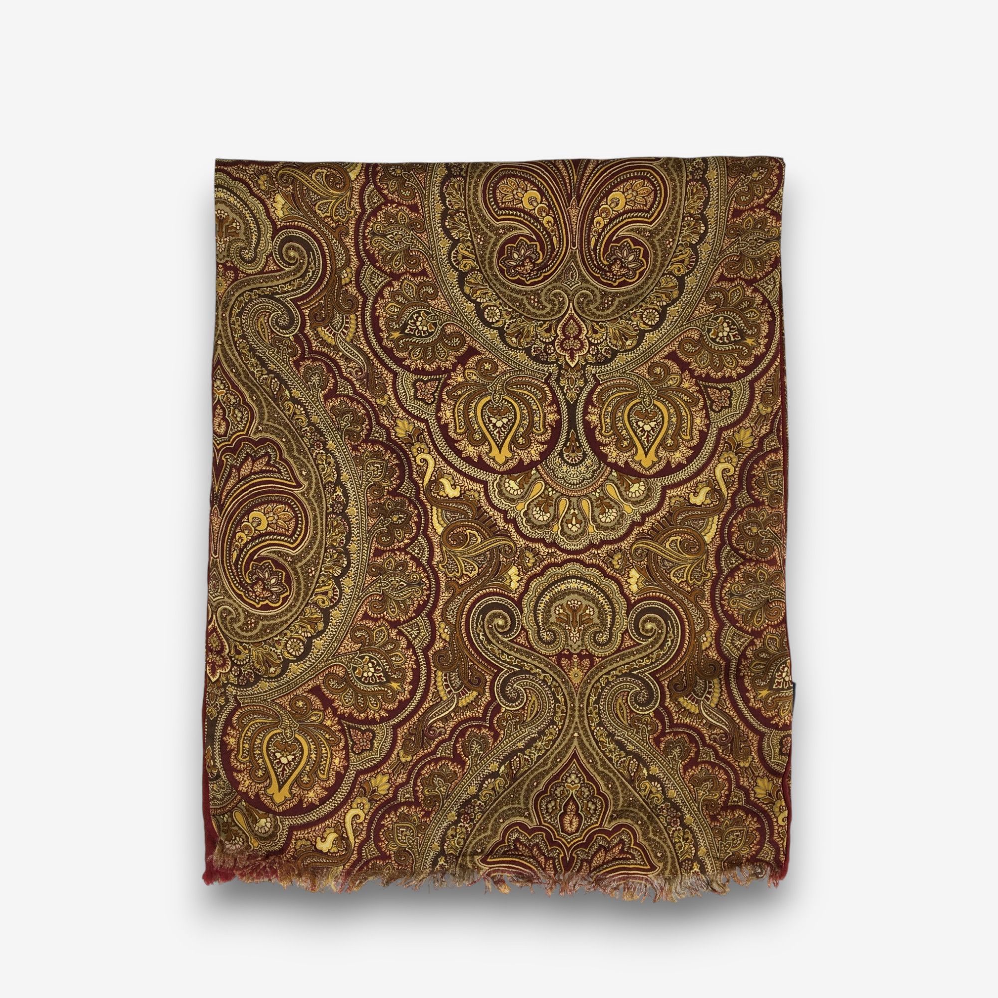 Ralph Lauren Vintage Chap Ralph Lauren SILK Scarf Muffler Wool Scarves Size ONE SIZE - 2 Thumbnail