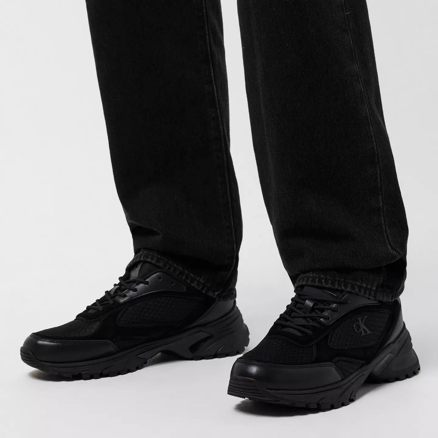 Calvin Klein o1g2r1mq0426 Hike Runners Sneakers in Black Size US 10 / EU 43 - 3 Thumbnail