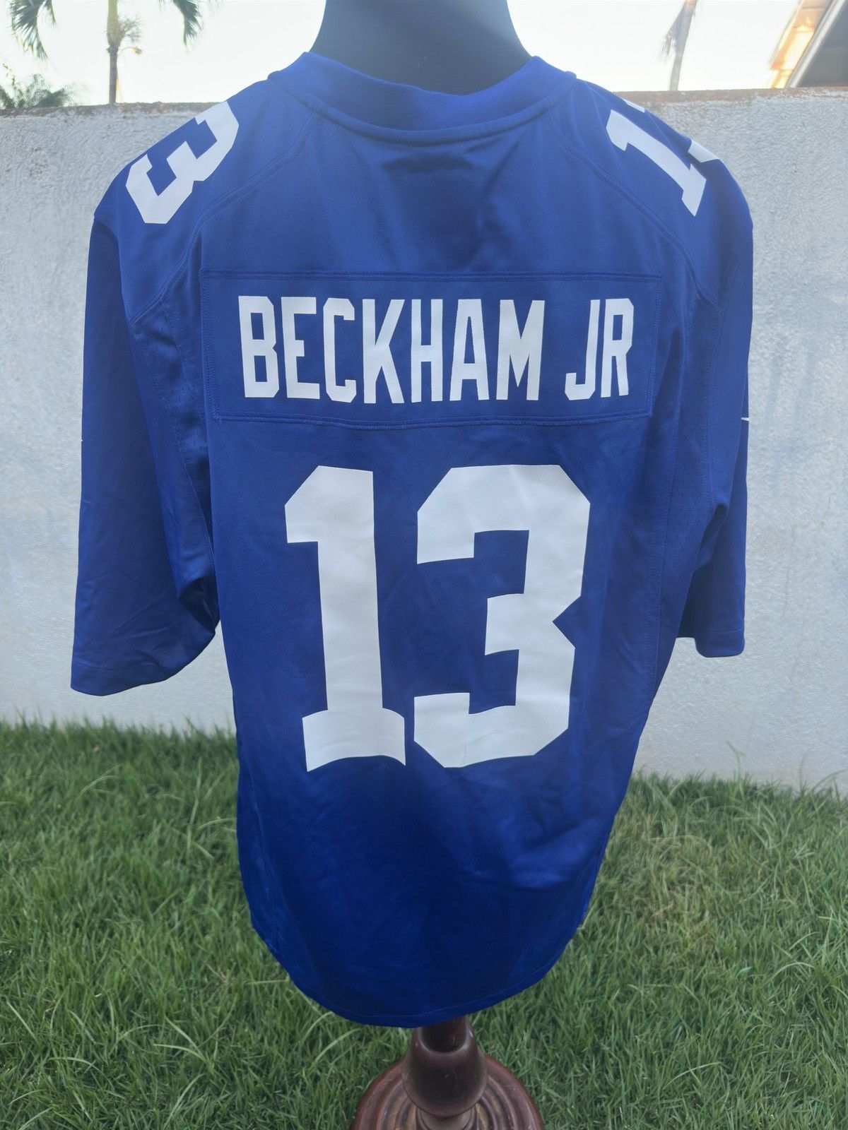 Nike New York Giants Nike Jersey XL On Field Odell Beckham Jr #13 Size US XL / EU 56 / 4 - 2 Thumbnail