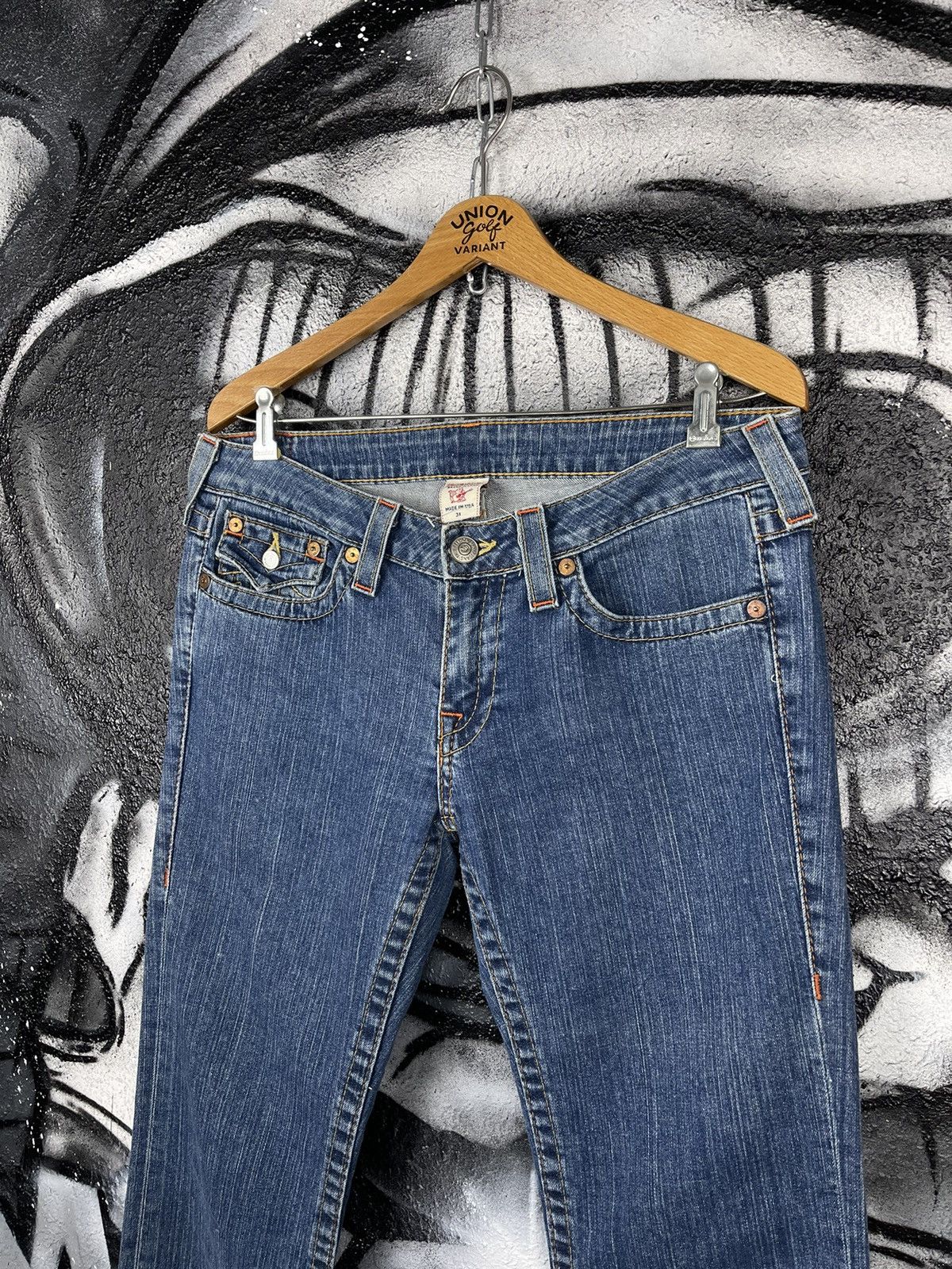 True Religion × Vintage True Religion Flared Jeans Women’s Size 31 Size 31" - 9 Thumbnail