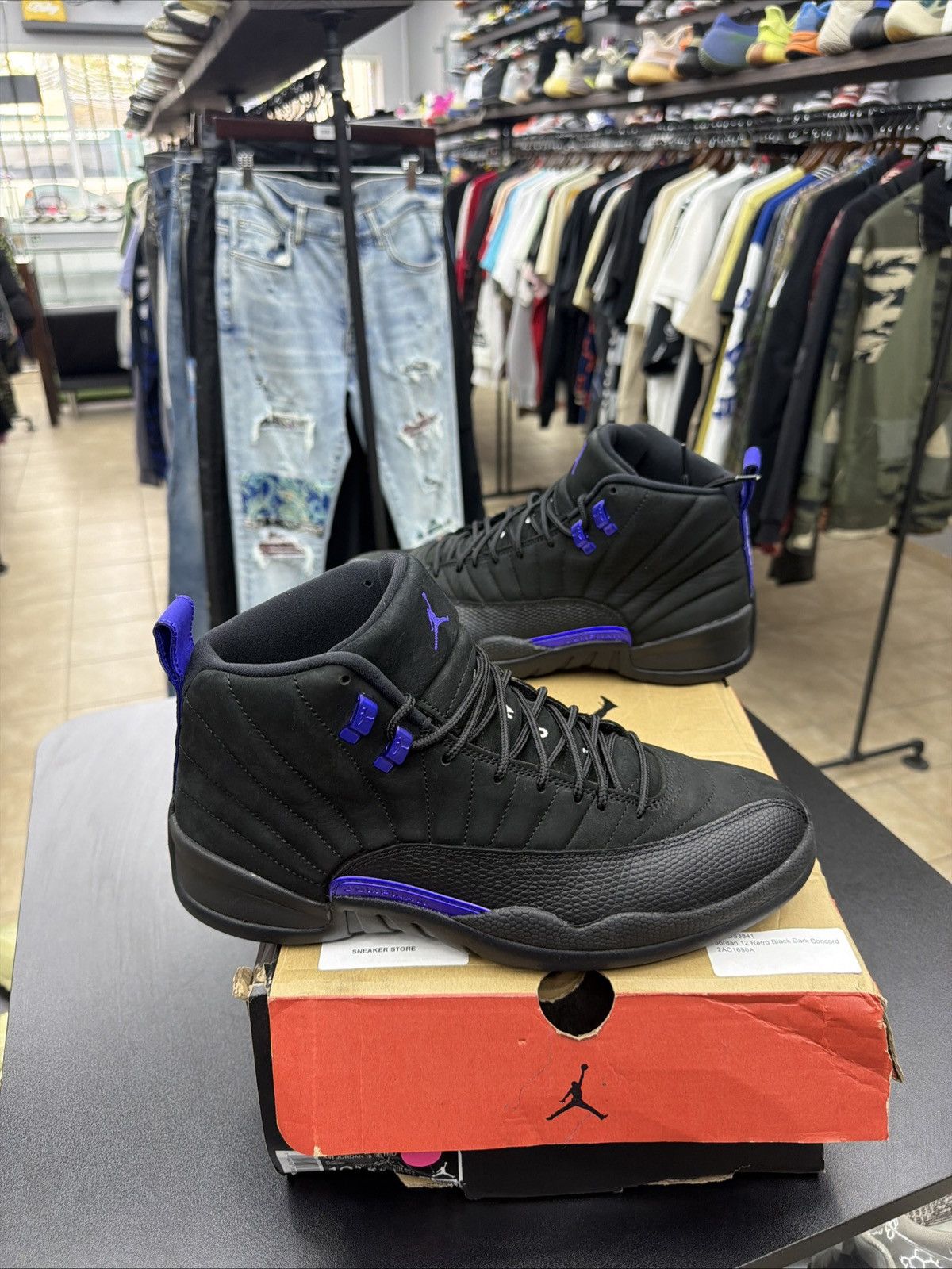 Jordan Brand Size 10.5 - Air Jordan 12 Retro Dark Concord Used OG All Size US 10.5 / EU 43-44 - 5 Thumbnail
