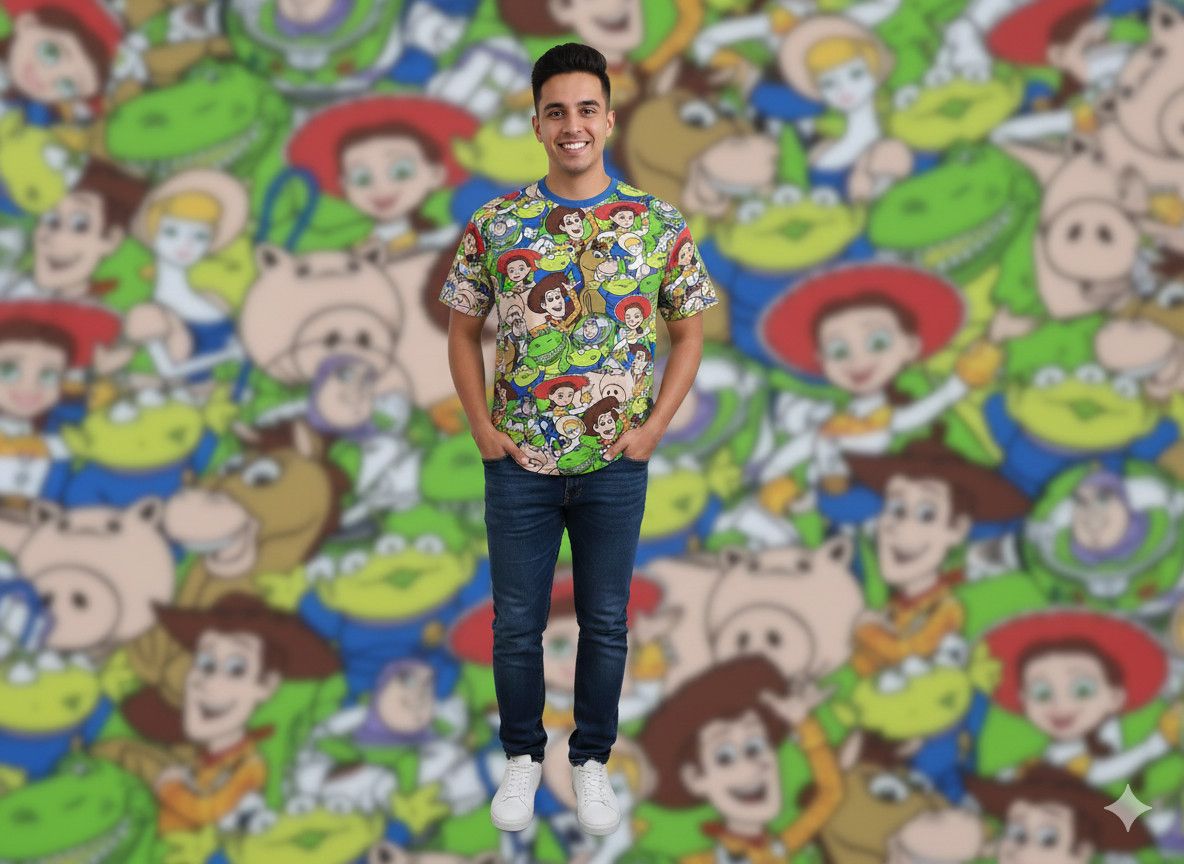 Other Rare Disney x Toy Story full print shirt Size US XL / EU 56 / 4 - 1 Thumbnail
