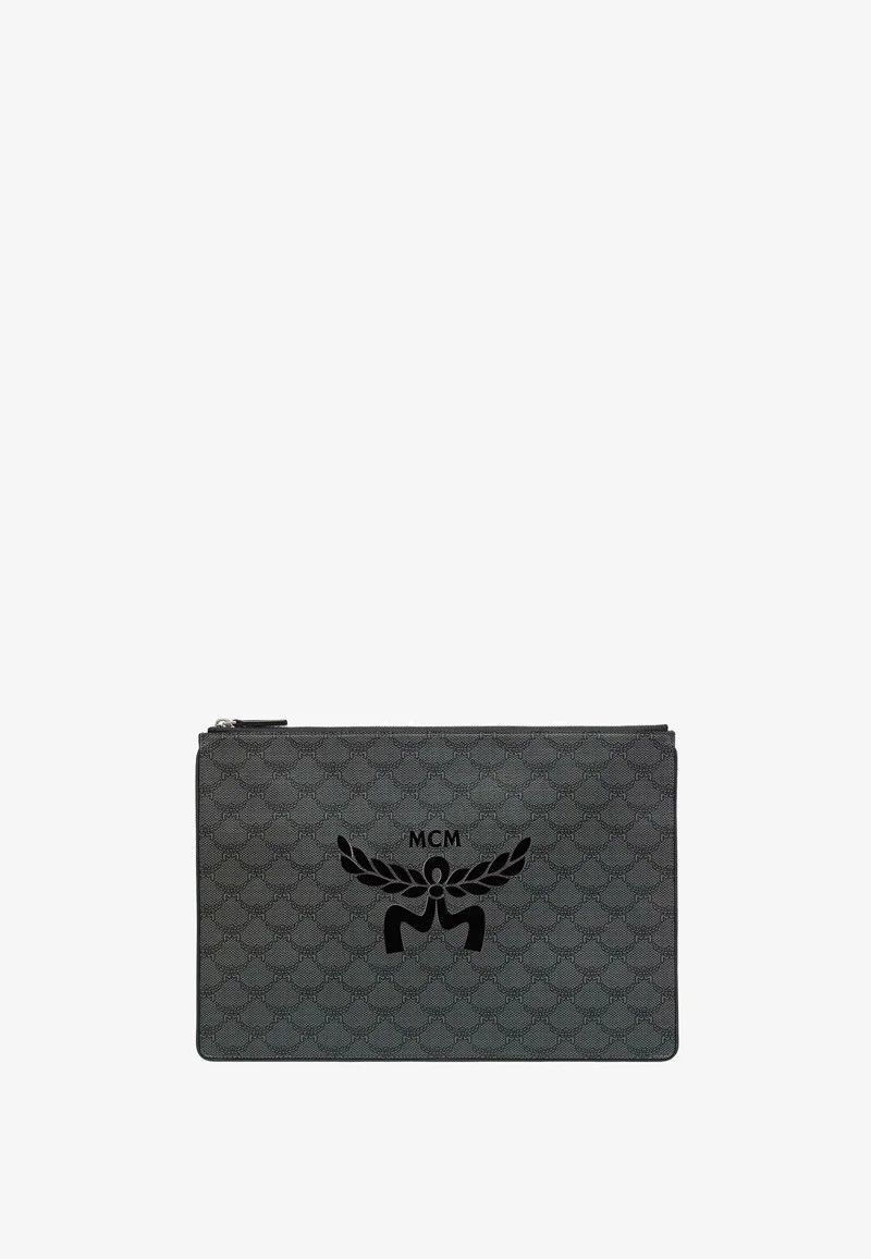 MCM o1mt1gz0426 Size: OS / XLarge Pouch in Dark Grey Size ONE SIZE - 1 Thumbnail