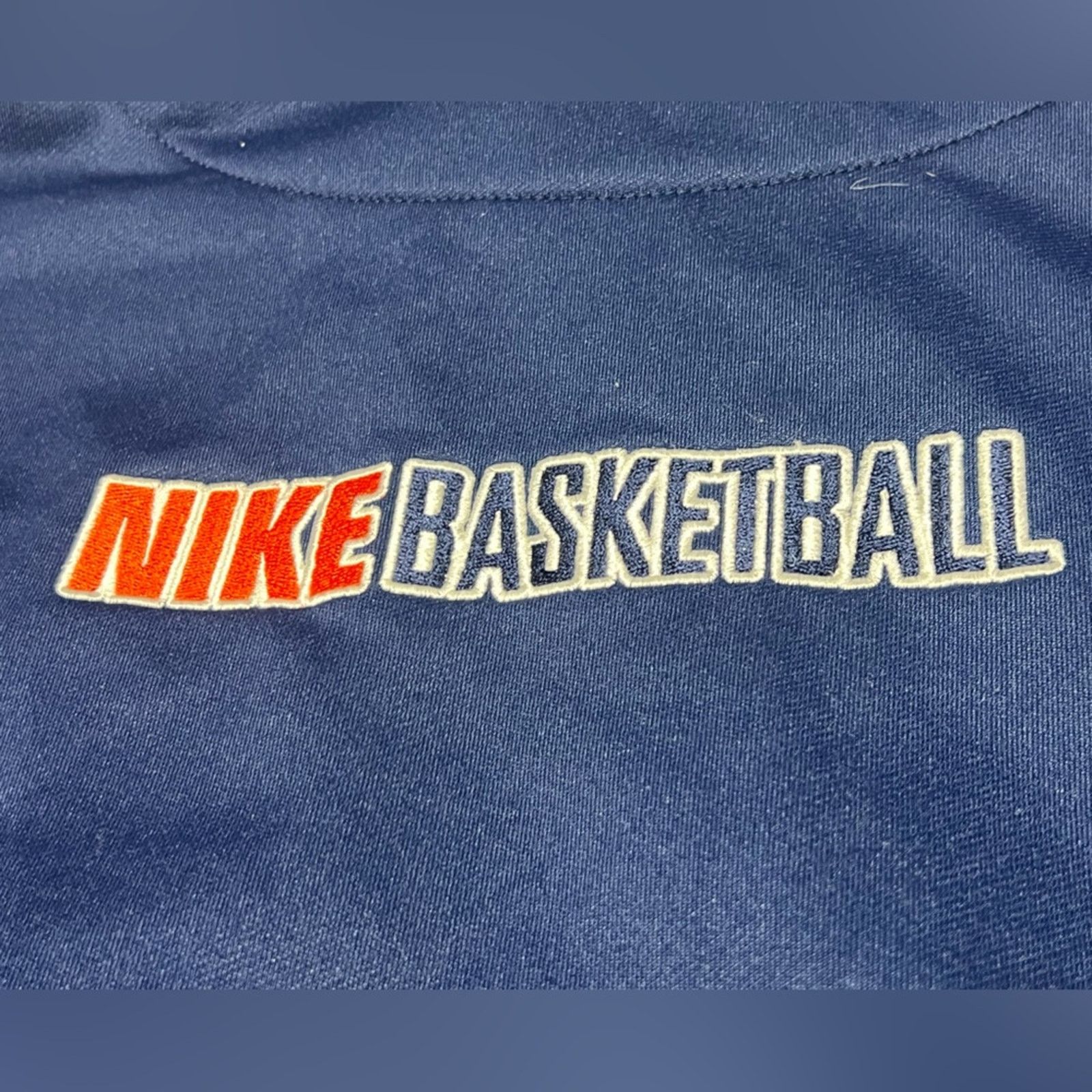 Nike Nike Training Jacket Team Basketball Zip Vintage 90s LARGE Size US L / EU 52-54 / 3 - 8 Thumbnail