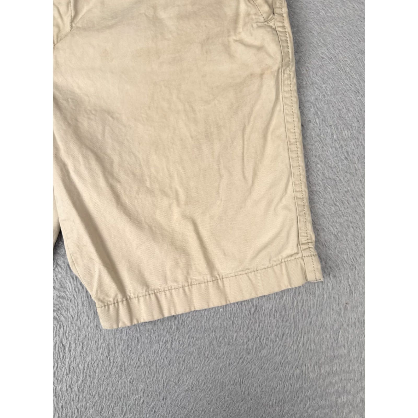 Tommy Hilfiger Tommy Hilfiger Shorts Mens 32 Beige Chino 100% Cotton Twill Golf Zip Fly 34x10 Size US 32 / EU 48 - 2 Thumbnail