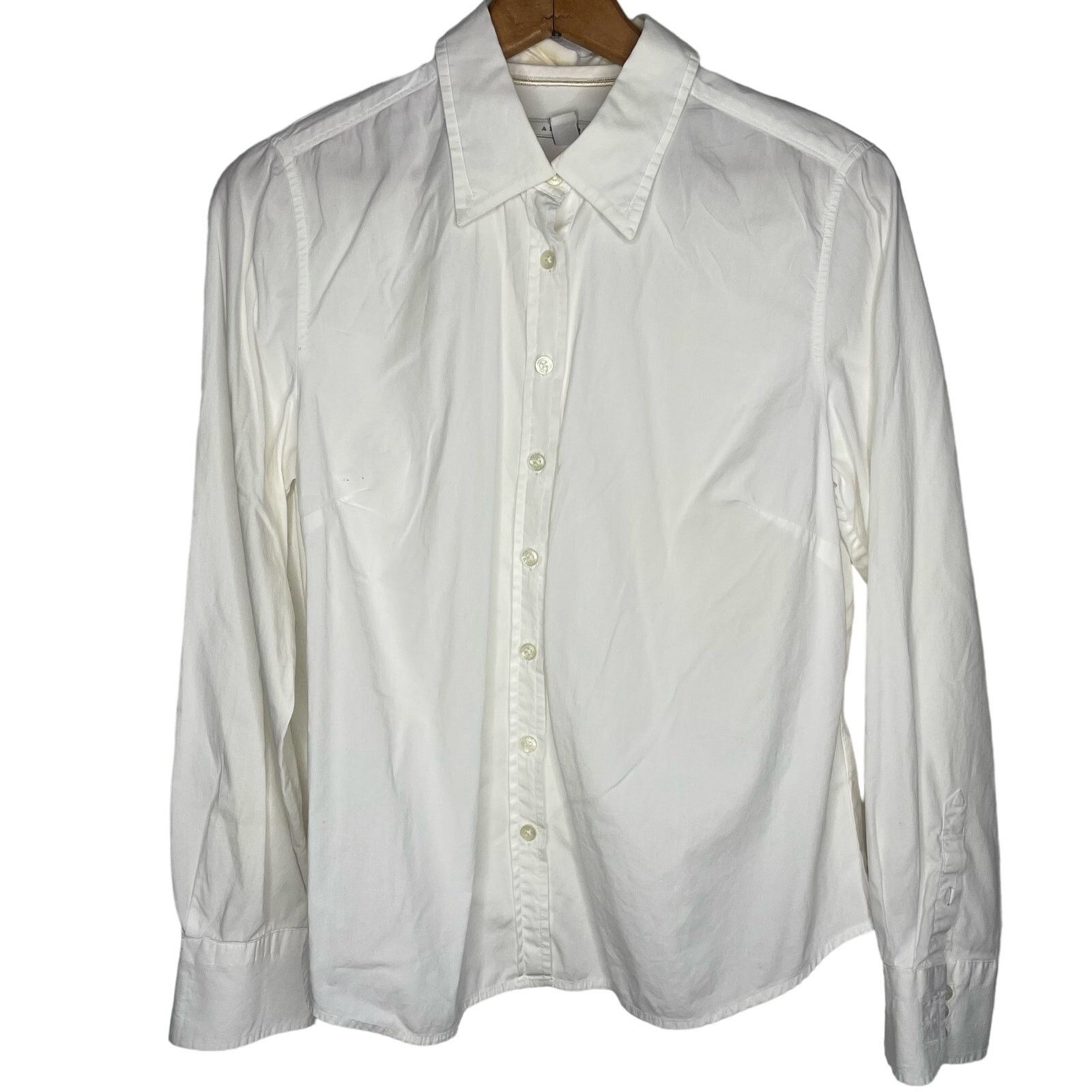 Anthropologie Anthropologie Allegory White Button Down Size M / US 6-8 / IT 42-44 - 1 Thumbnail